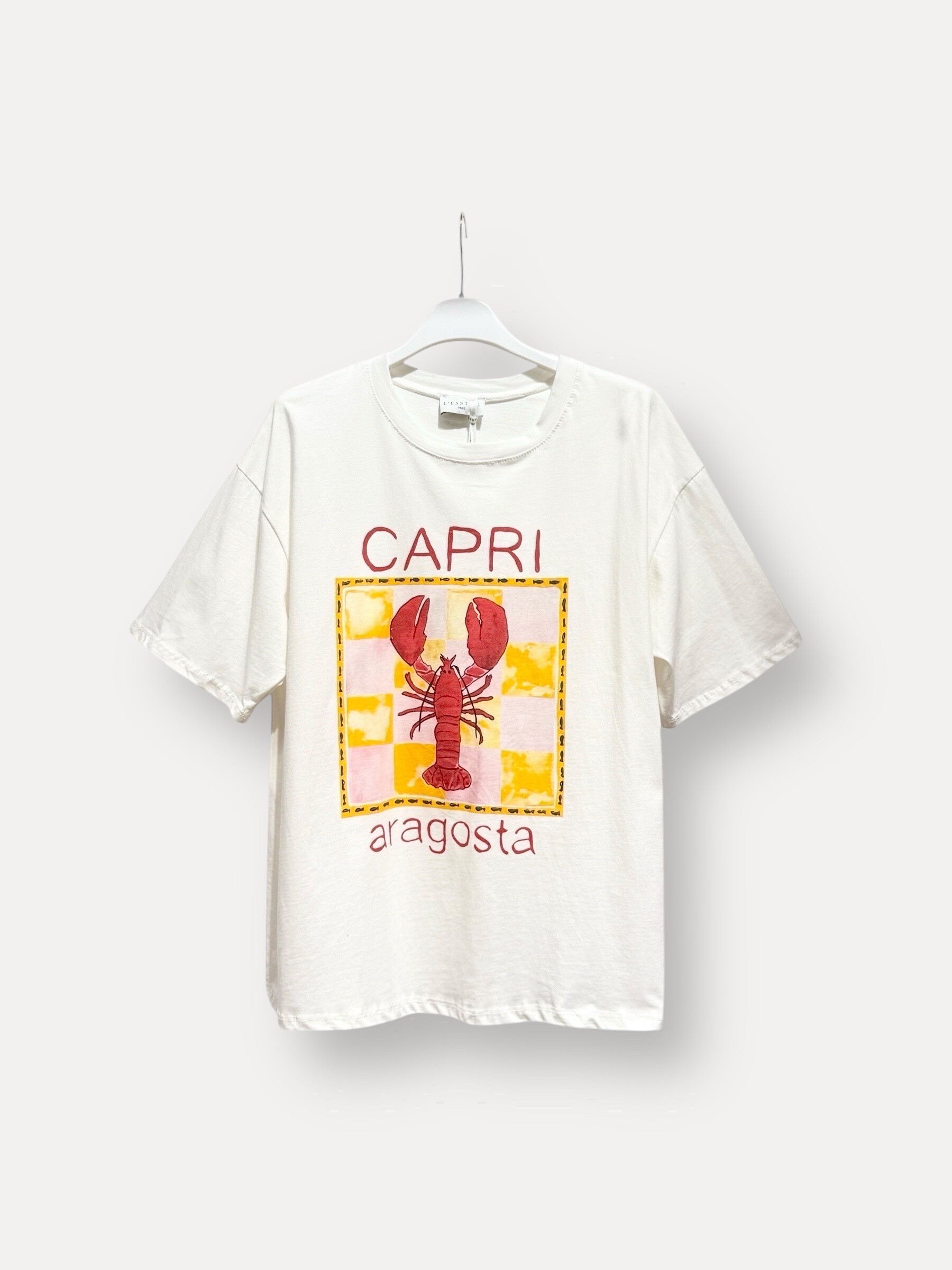 Grossiste L'ESSENTIEL - T-Shirt CAPRI ARAGOSTA À Manches Courtes À Motif Homard