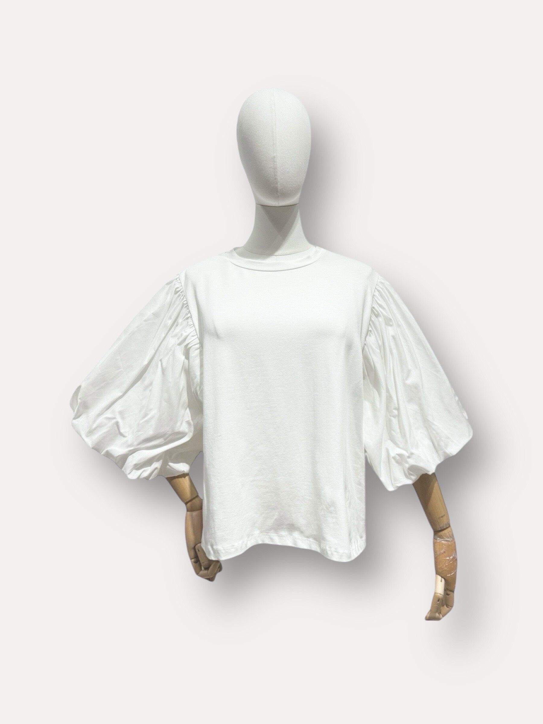 Großhändler L'ESSENTIEL - AURÉLIA T-Shirt mit kurzen Ballonärmeln Einfarbig