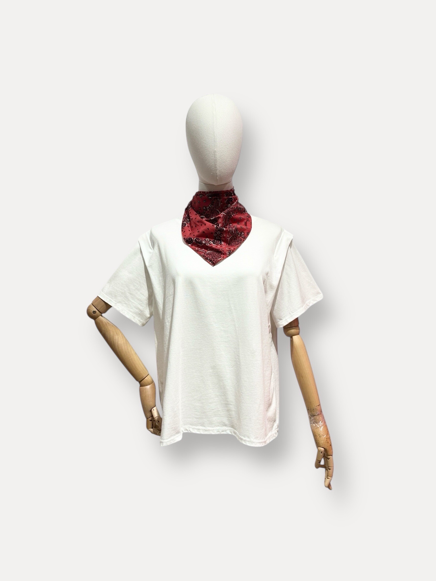 Wholesaler L'ESSENTIEL - Short sleeve t-shirt with shoulder shoulder with matching bandana