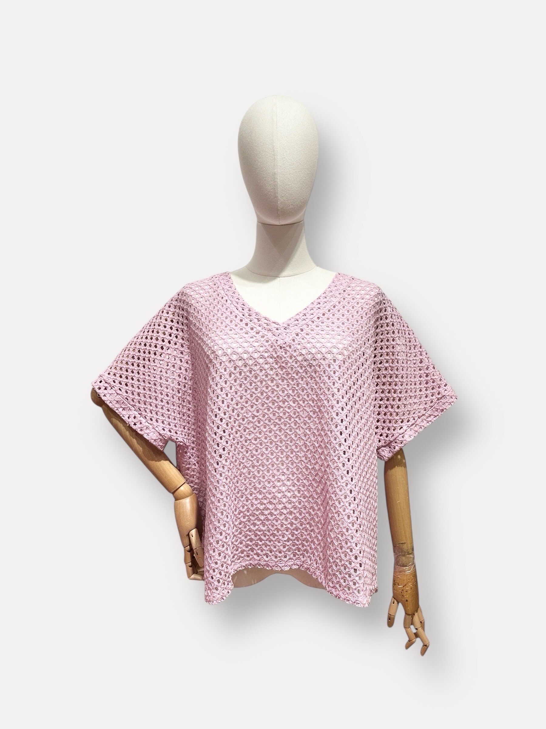 Grossiste L'ESSENTIEL - Top MONA À Manches Courtes En Crochet Avec Des Paillettes