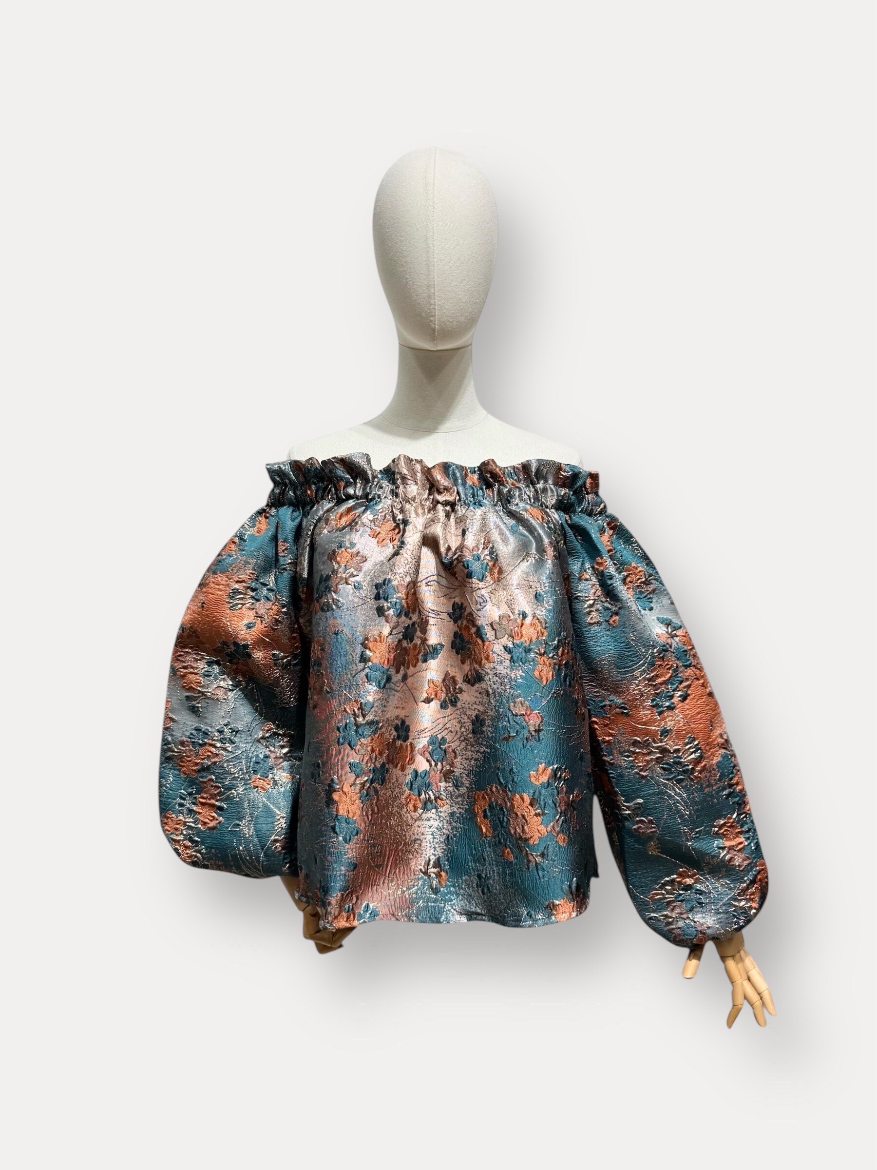 Grossiste L'ESSENTIEL - Top À Manches Longues Et Col Bateau À Motif Métallique