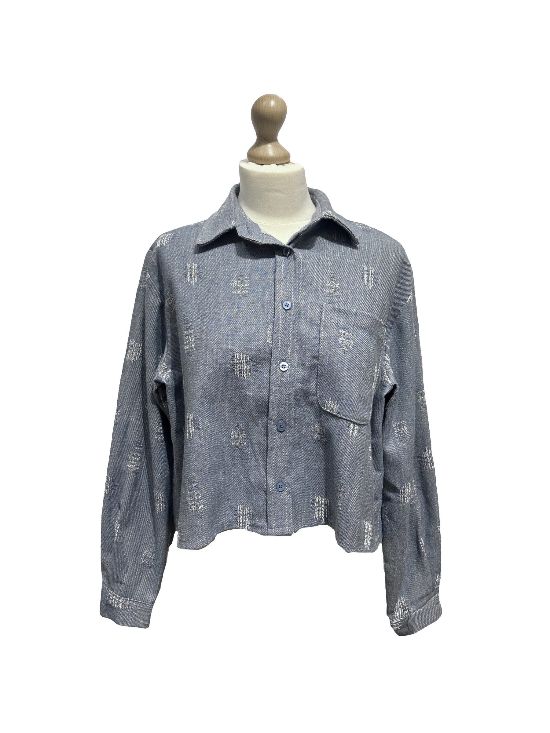 Wholesaler L'ESSENTIEL - DEMIN Detail Fake Tear Overshirt