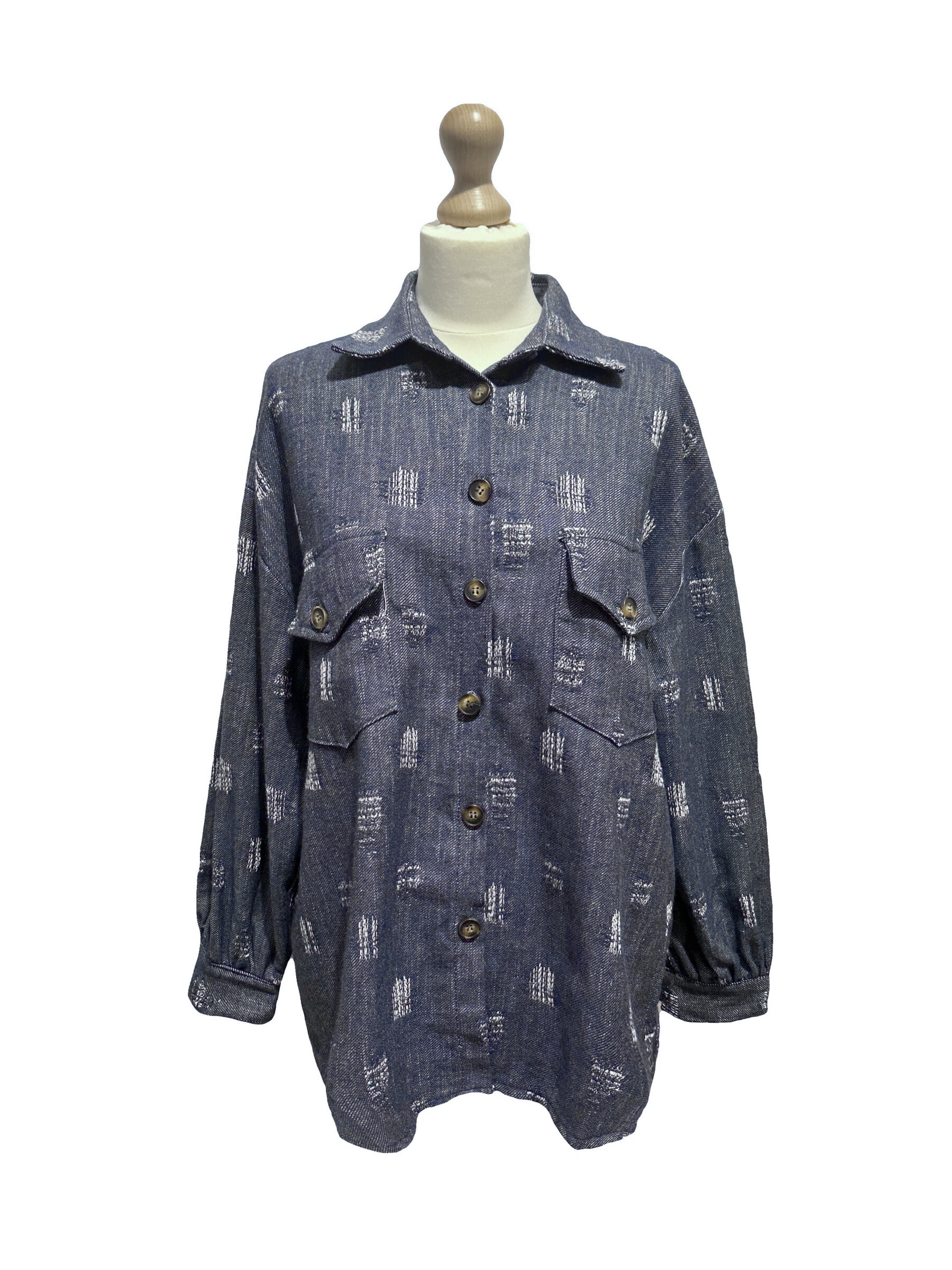 Großhändler L'ESSENTIEL - Langärmliges Jeans-Overshirt