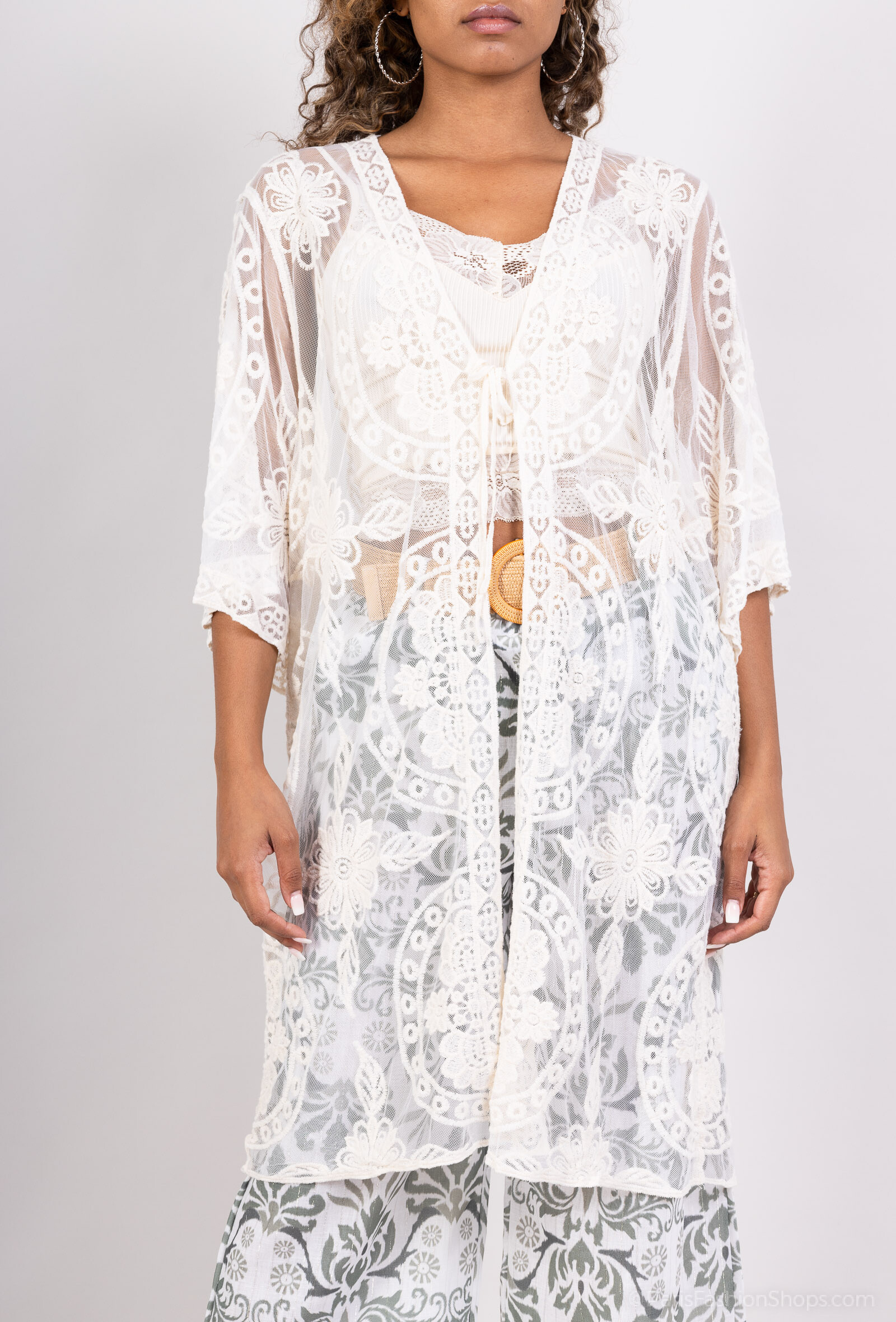 Großhändler L.Steven - Tulle Kimono