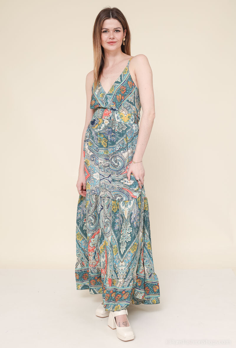 Mayorista L.Steven - Vestido largo de seda
