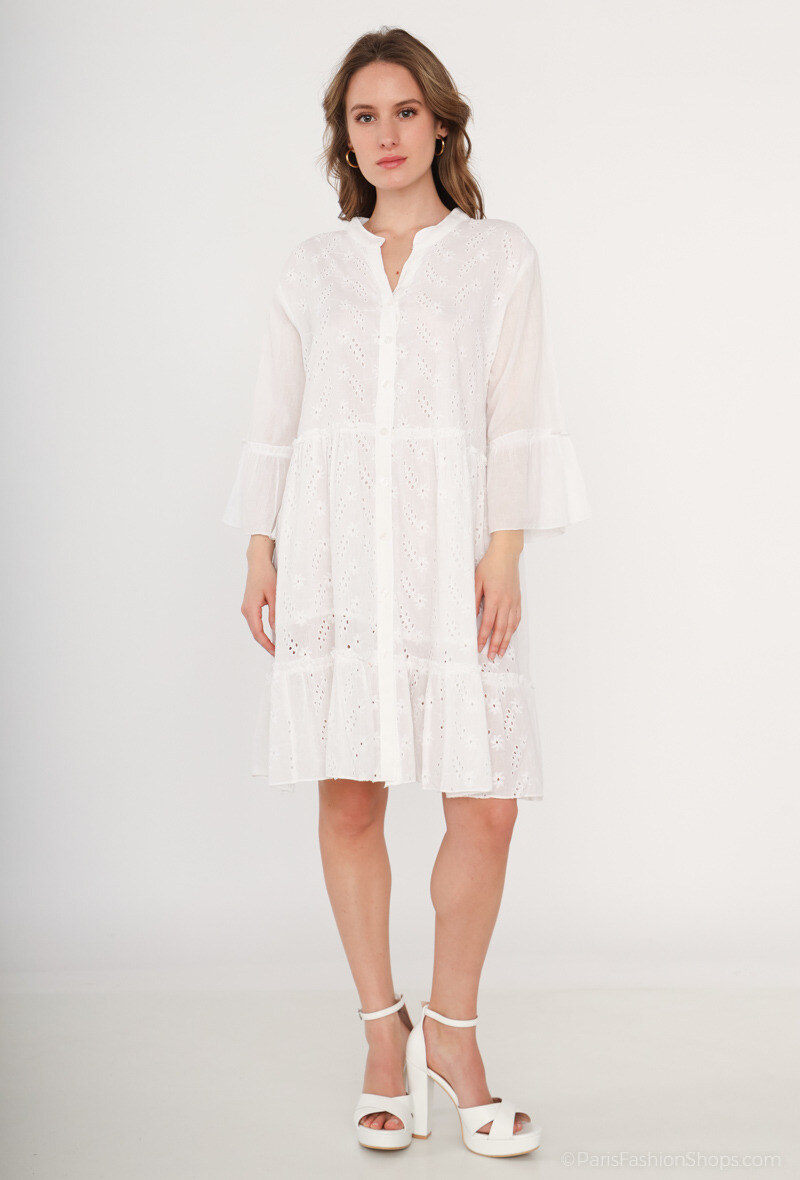 Mayorista L.Steven - Vestido bordado ingles