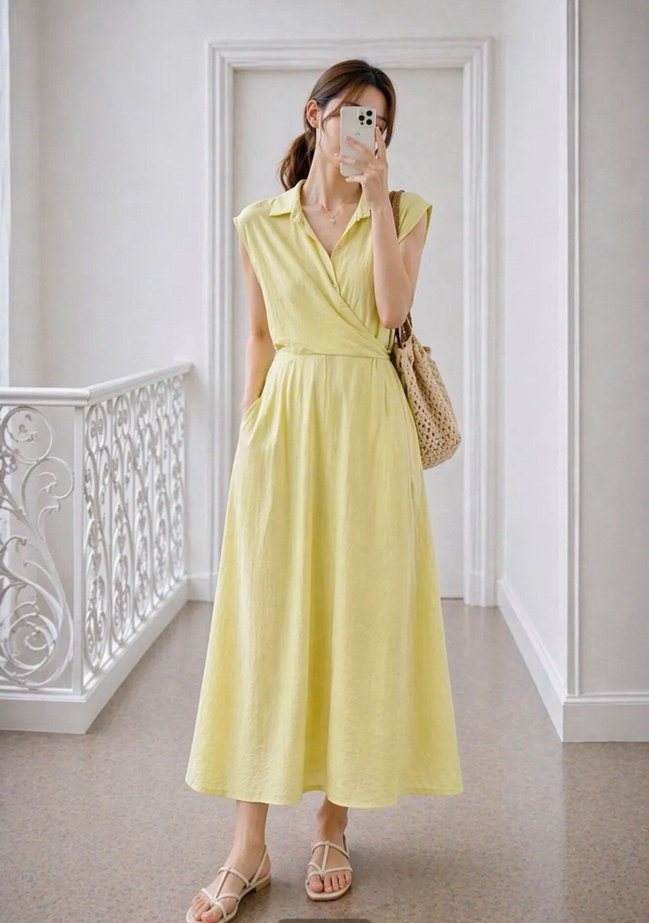 Grossiste L.Steven - Robe longue croisé