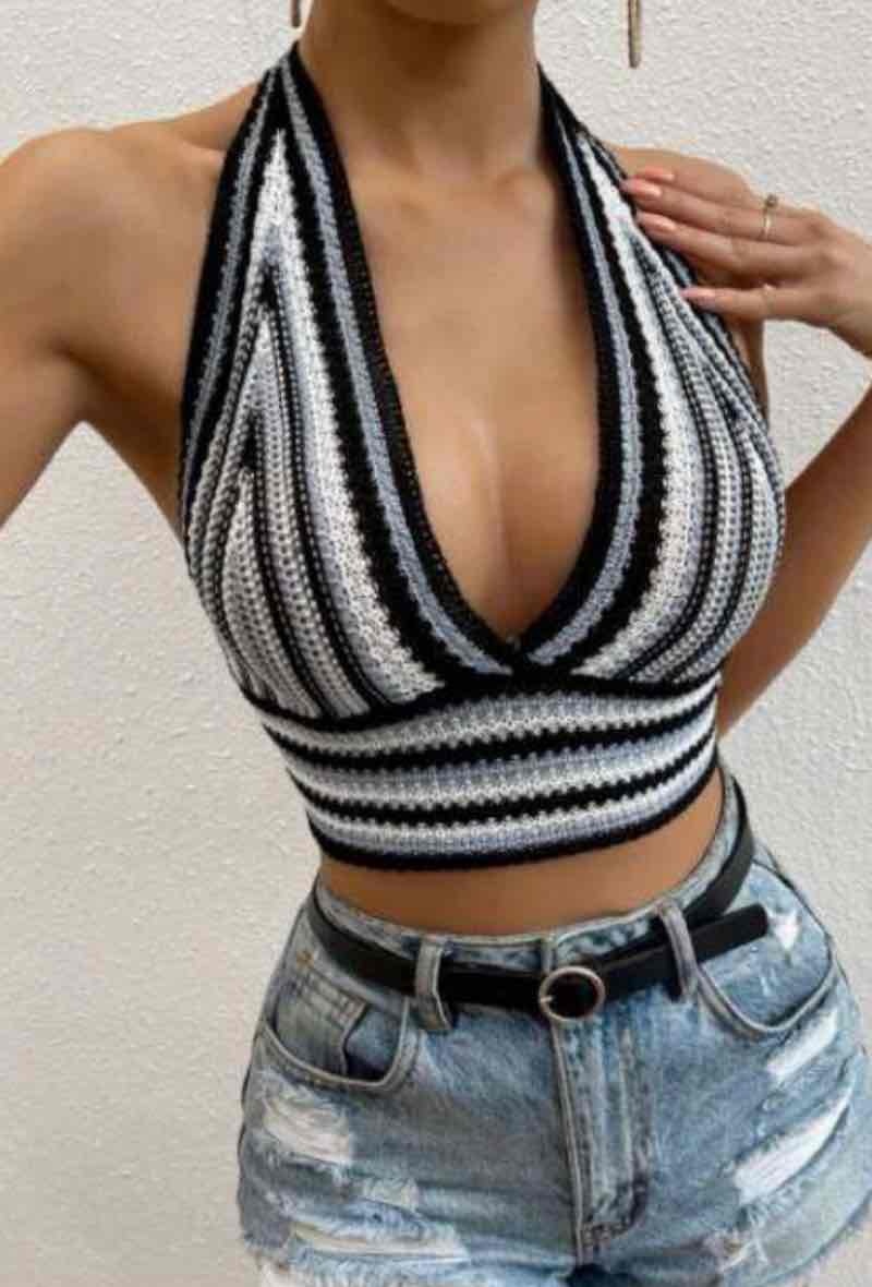 Großhändler L.Steven - Häkel-Tanktop