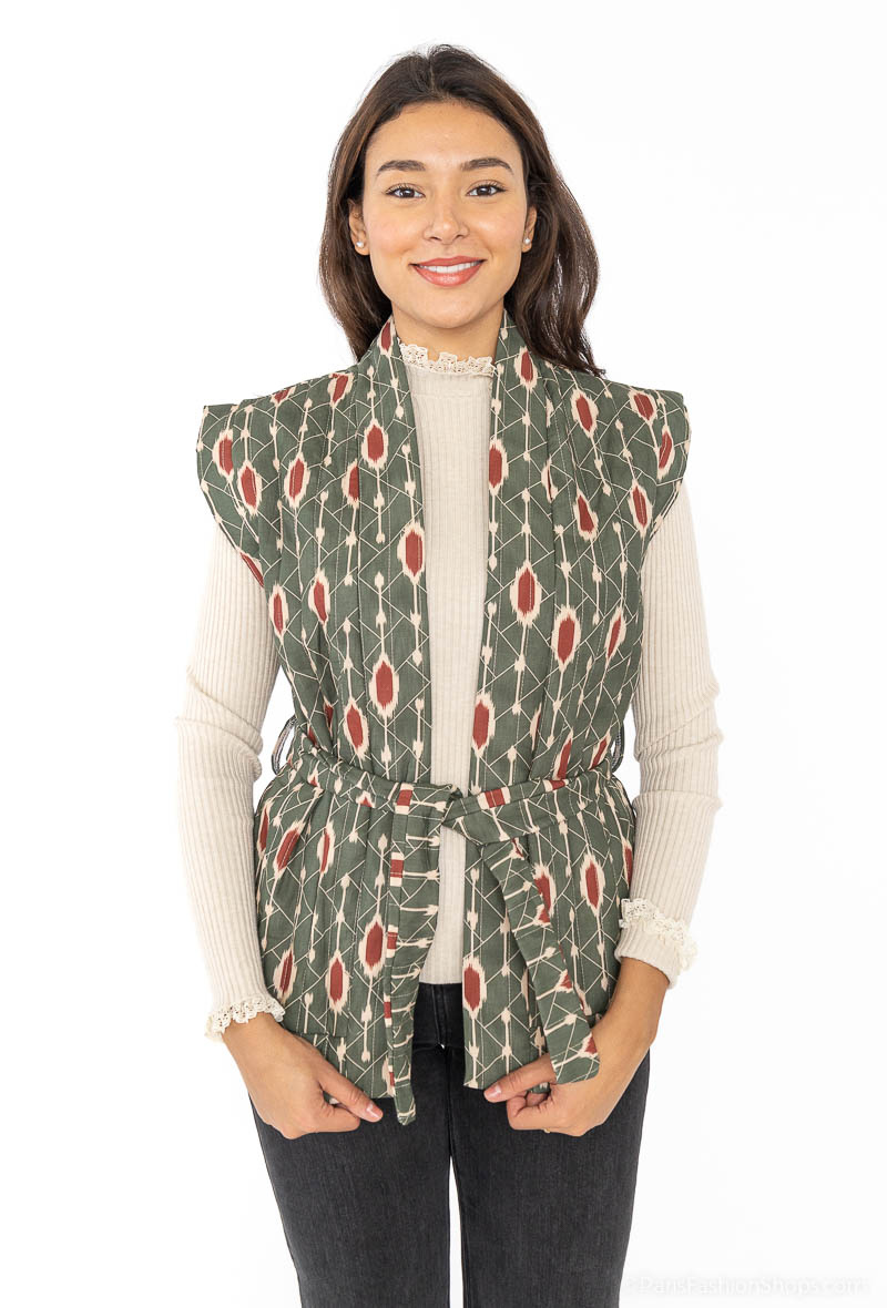 Großhändler L.Steven - Gesteppte ärmellose Jacke