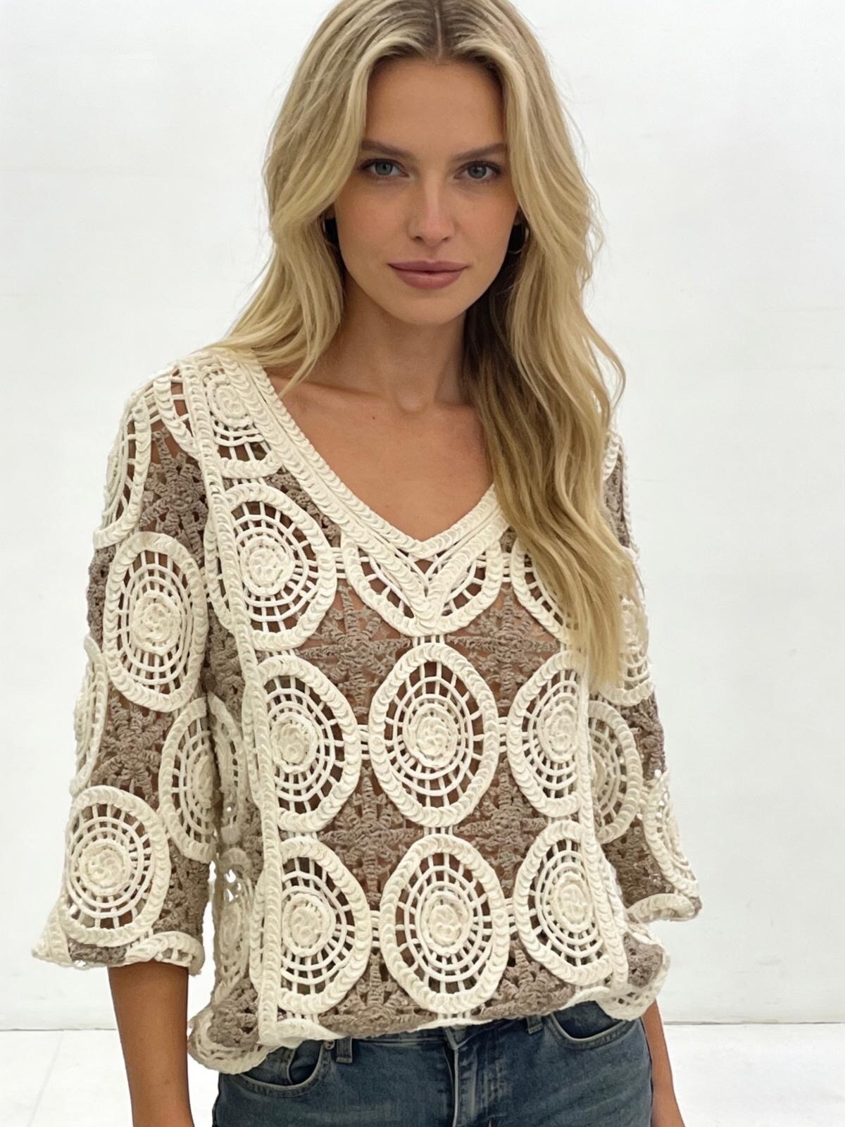 Grossiste L8 - pull en crochet