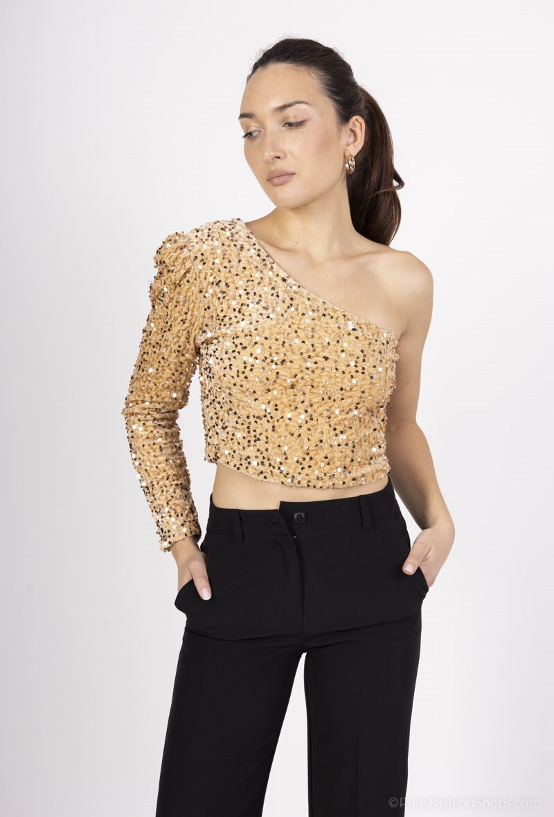 Wholesaler L8 - Glamorous sequin top for parties & celebrations