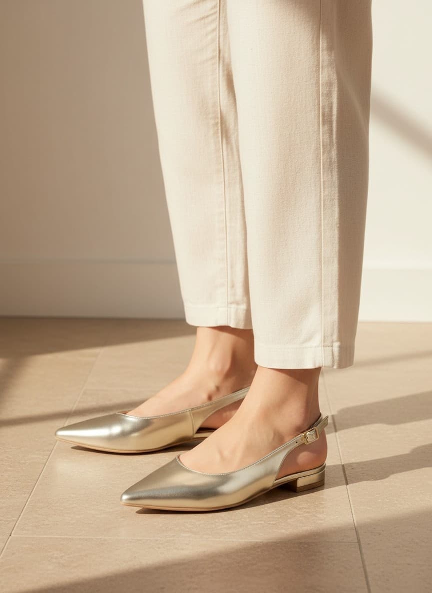 Grossiste La Bottine souriante - Ballerines slingback femme bout pointu, bride arrière et petit talon