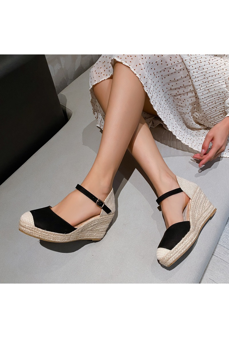 Wholesaler La Bottine souriante - Wedge espadrille sandals