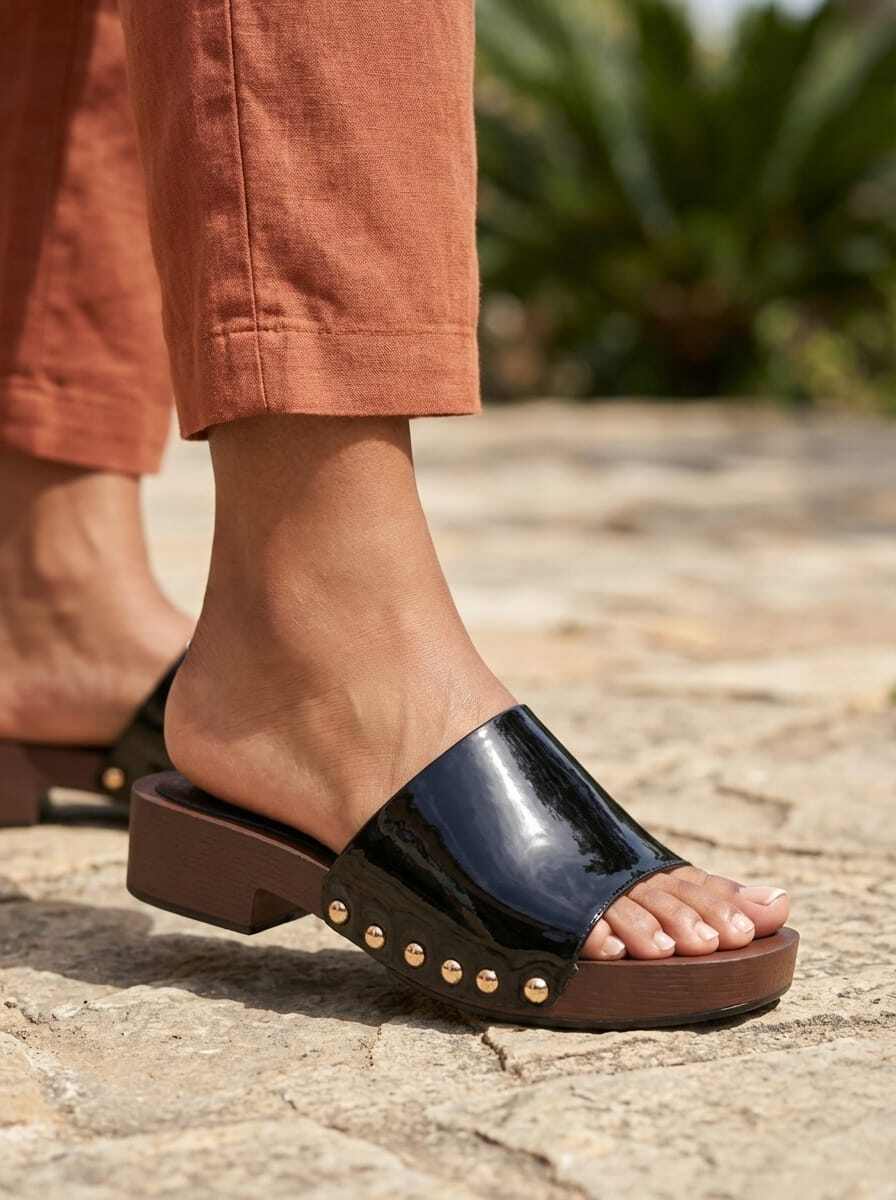 Grossiste La Bottine souriante - Mules effet bois