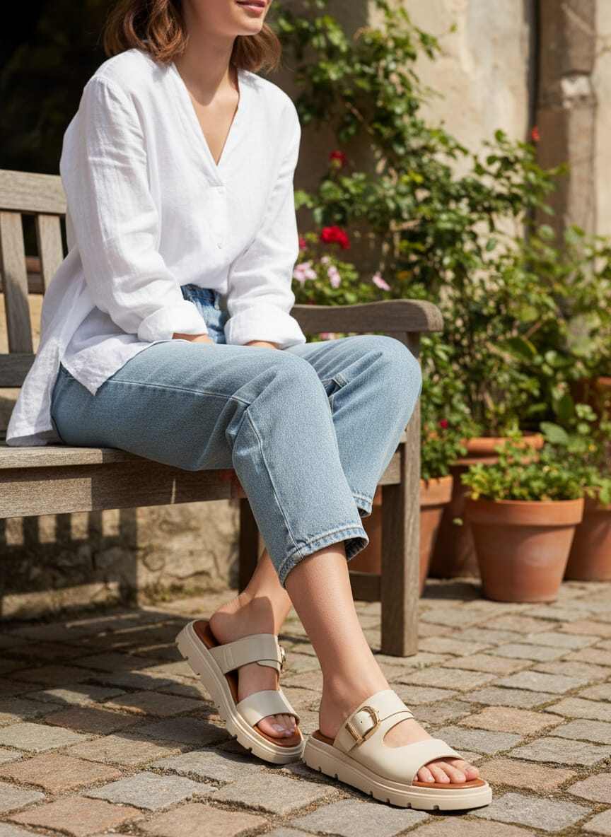 Grossiste La Bottine souriante - Mules petit compensé