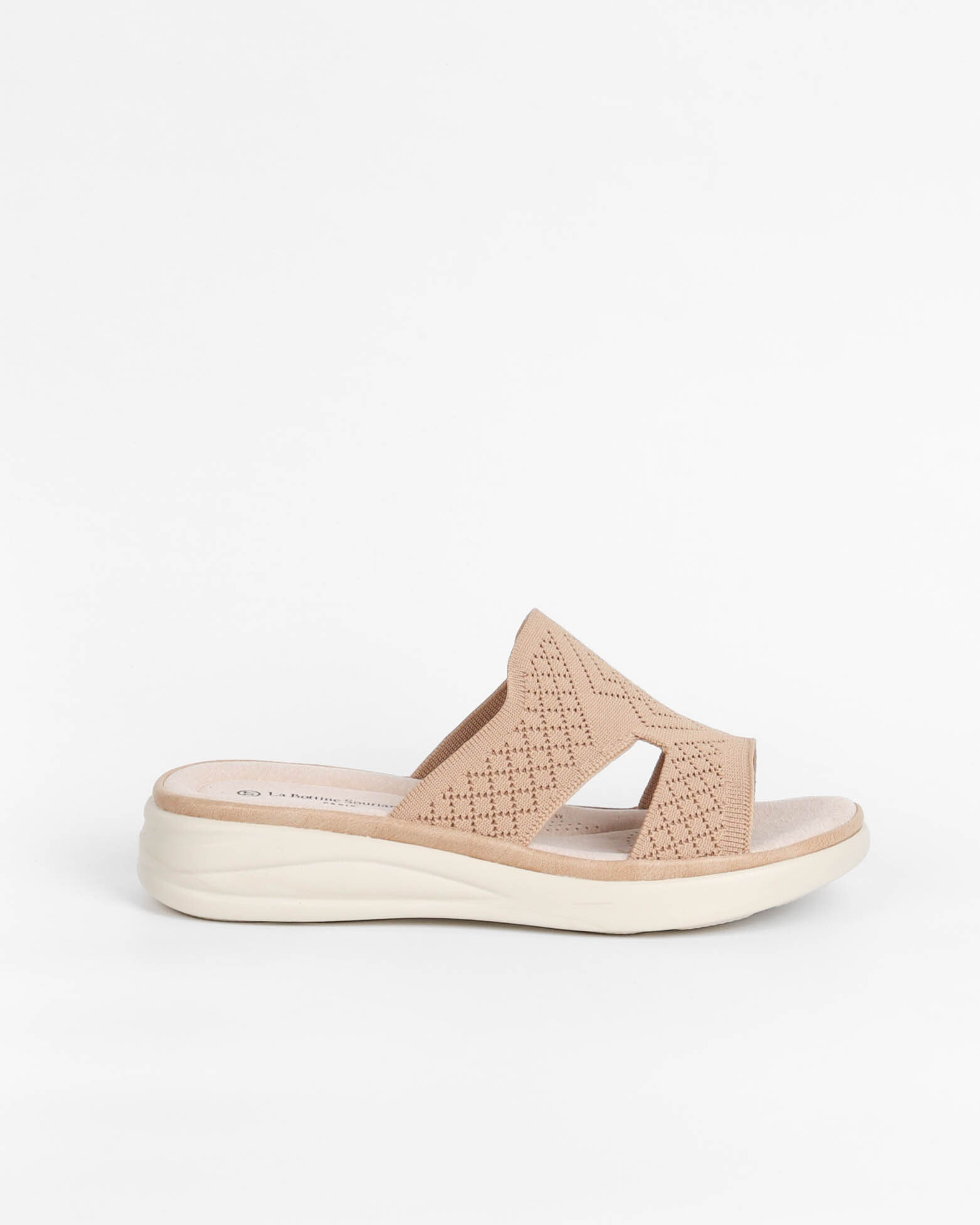 Wholesaler La Bottine souriante - Comfort mules in elastic mesh