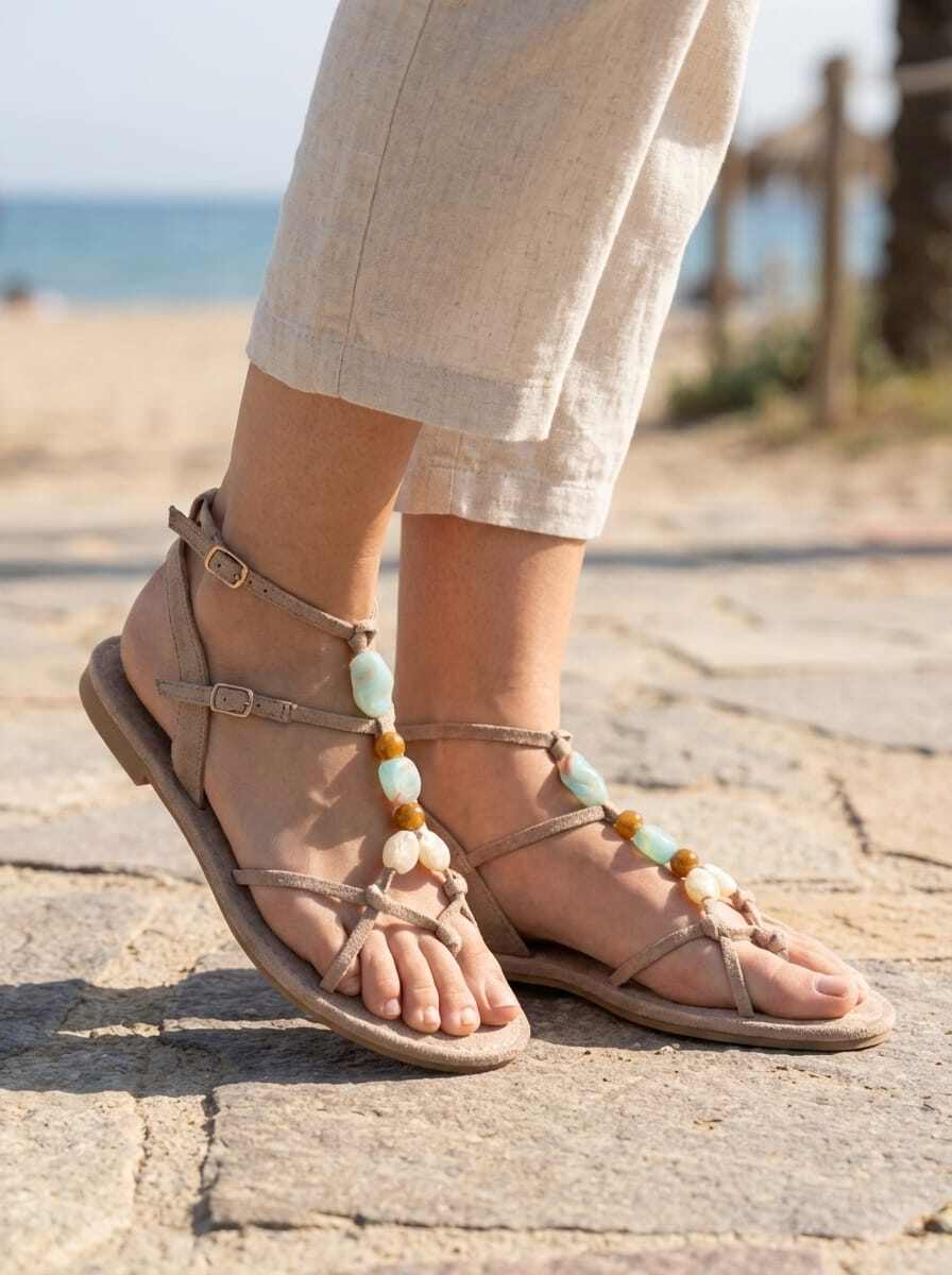 Mayorista La Bottine souriante - Sandalias planas