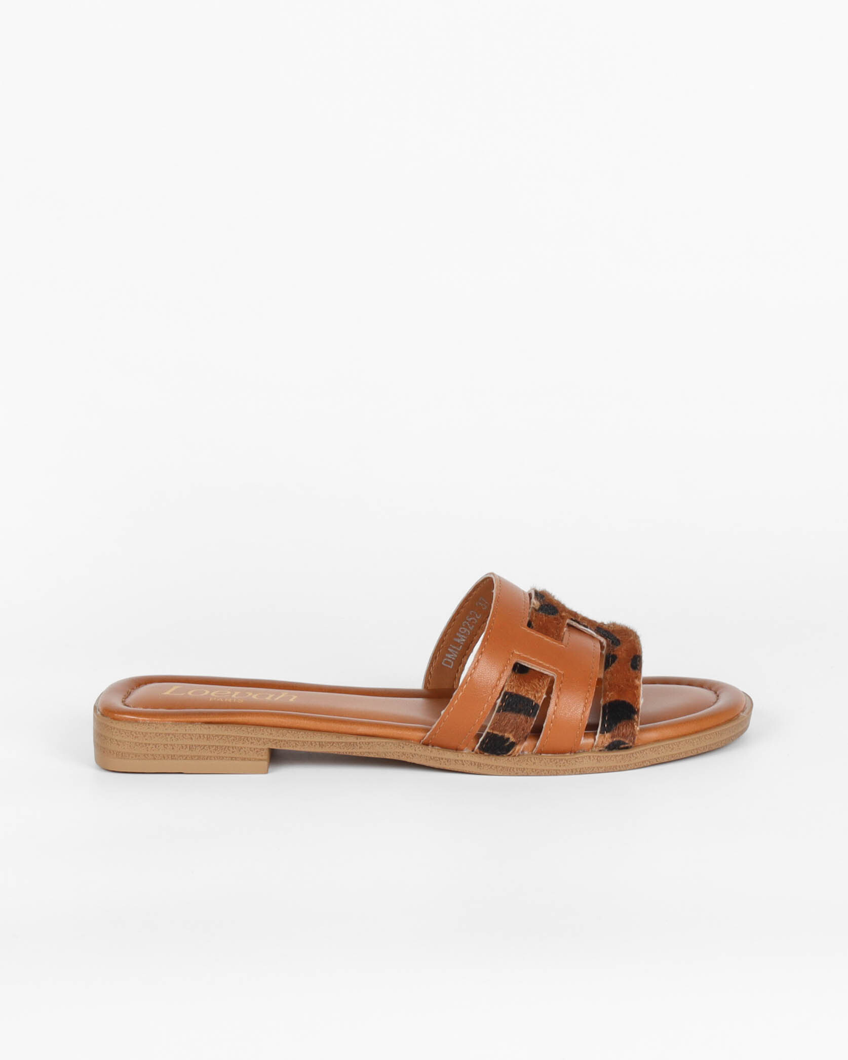 Wholesaler La Bottine souriante - Bi-material flat slides