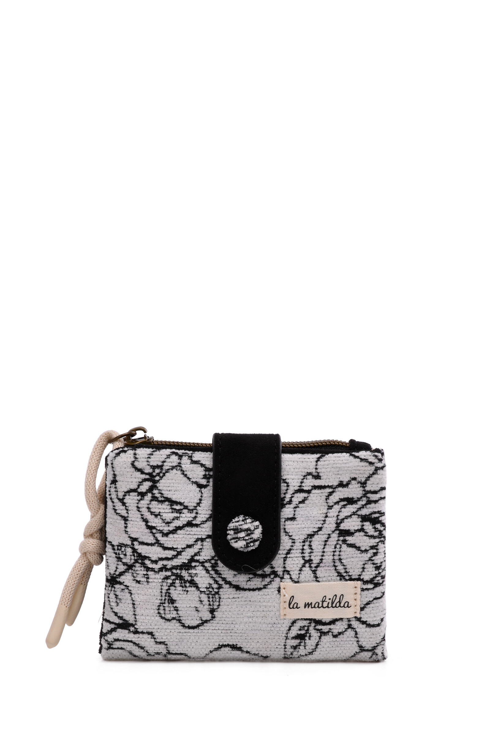 Großhändler LA MATILDA - La Matilda - Baumwoll-Geldbörse - Rosa Negra M122-89