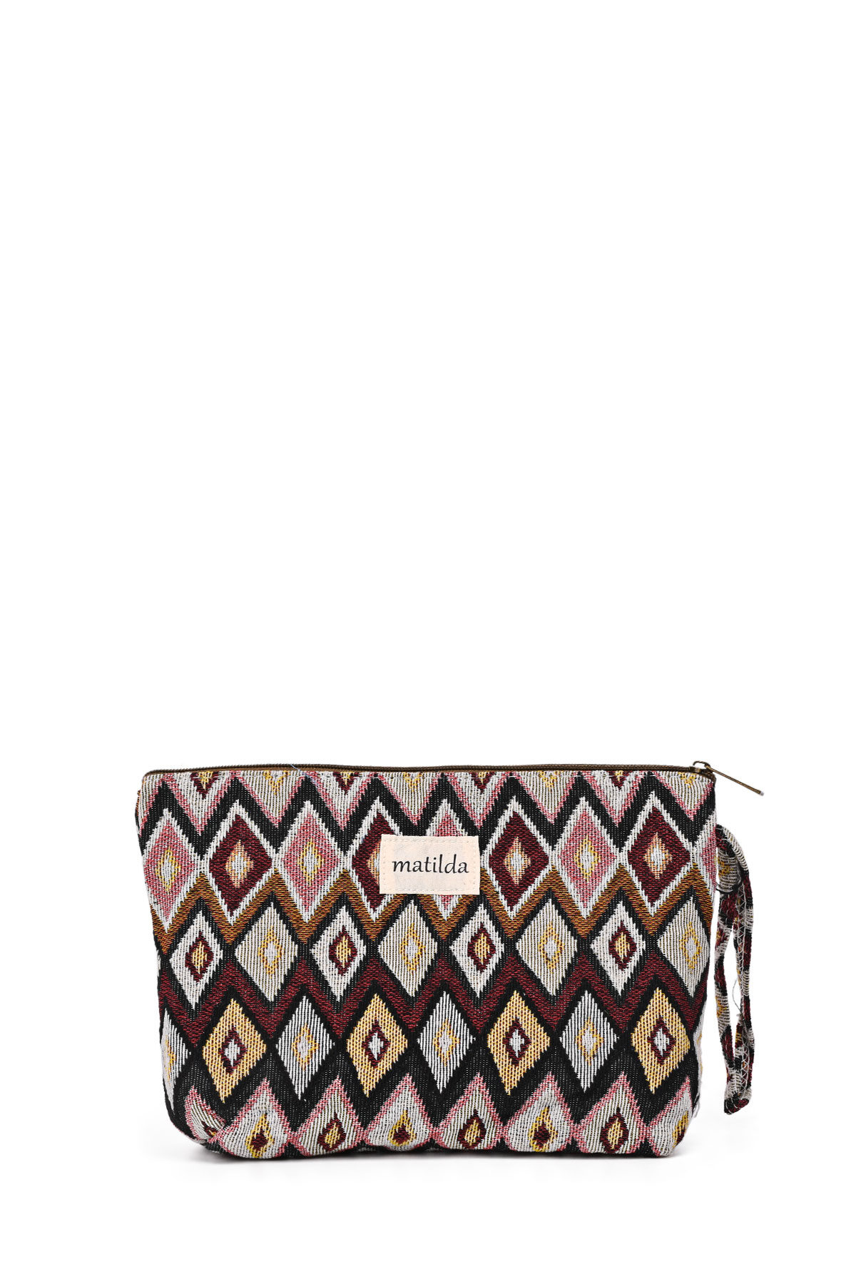 Mayorista LA MATILDA - La Matilda - Gran neceser de maquillaje textil PASTEL ROMBO M115-59