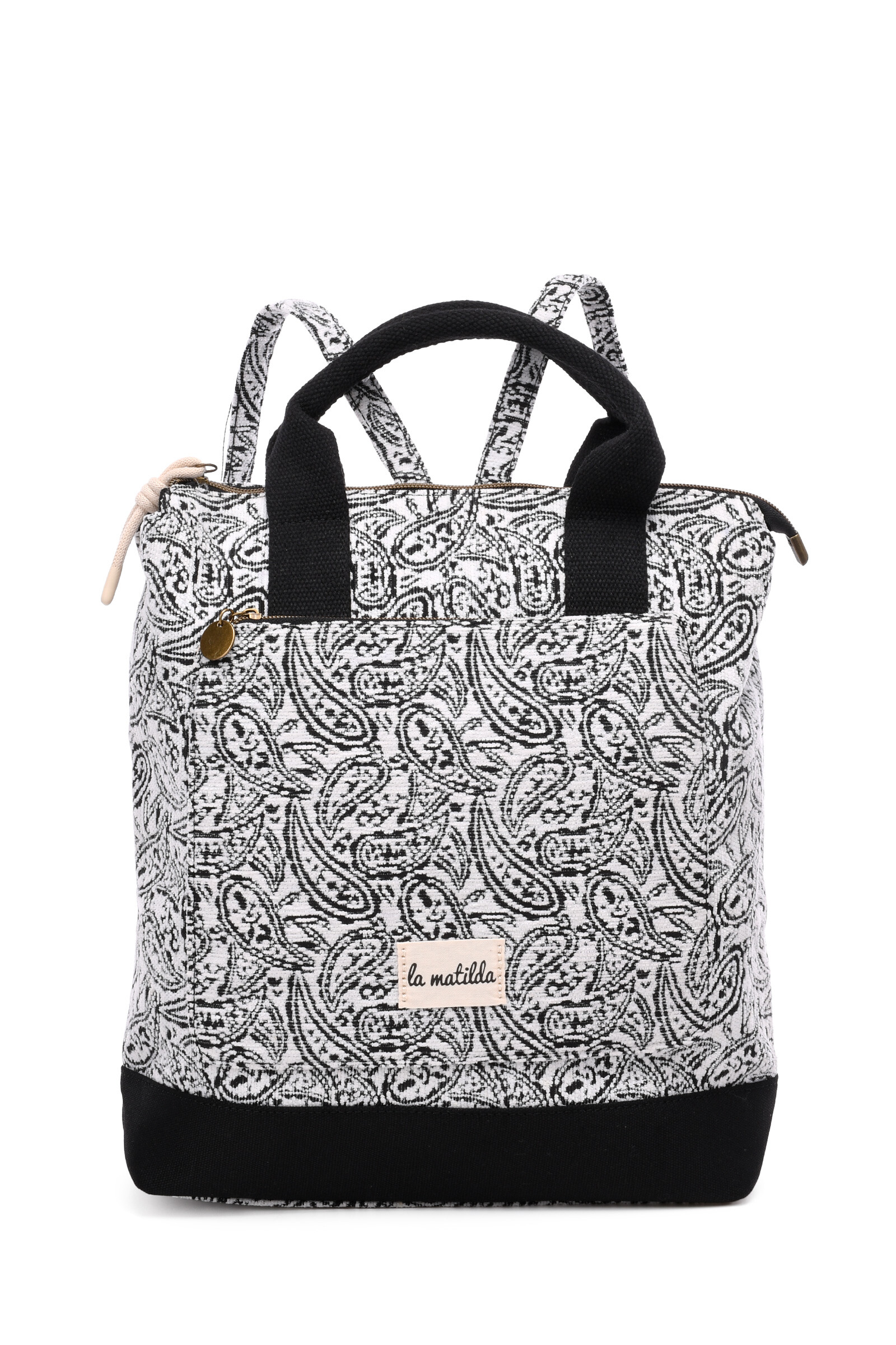 Grossista LA MATILDA - La Matilda Zaino BLACK CASHEW M127-2-79