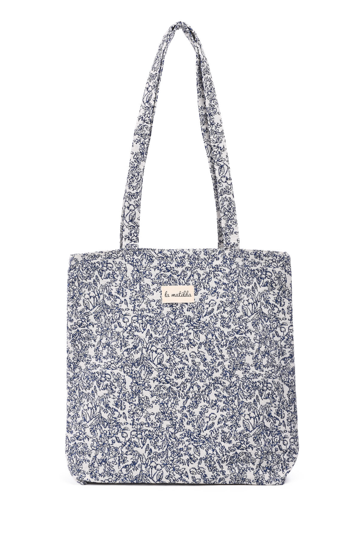 Großhändler LA MATILDA - La Matilda - Vichy Marine Tote Bag M106-95