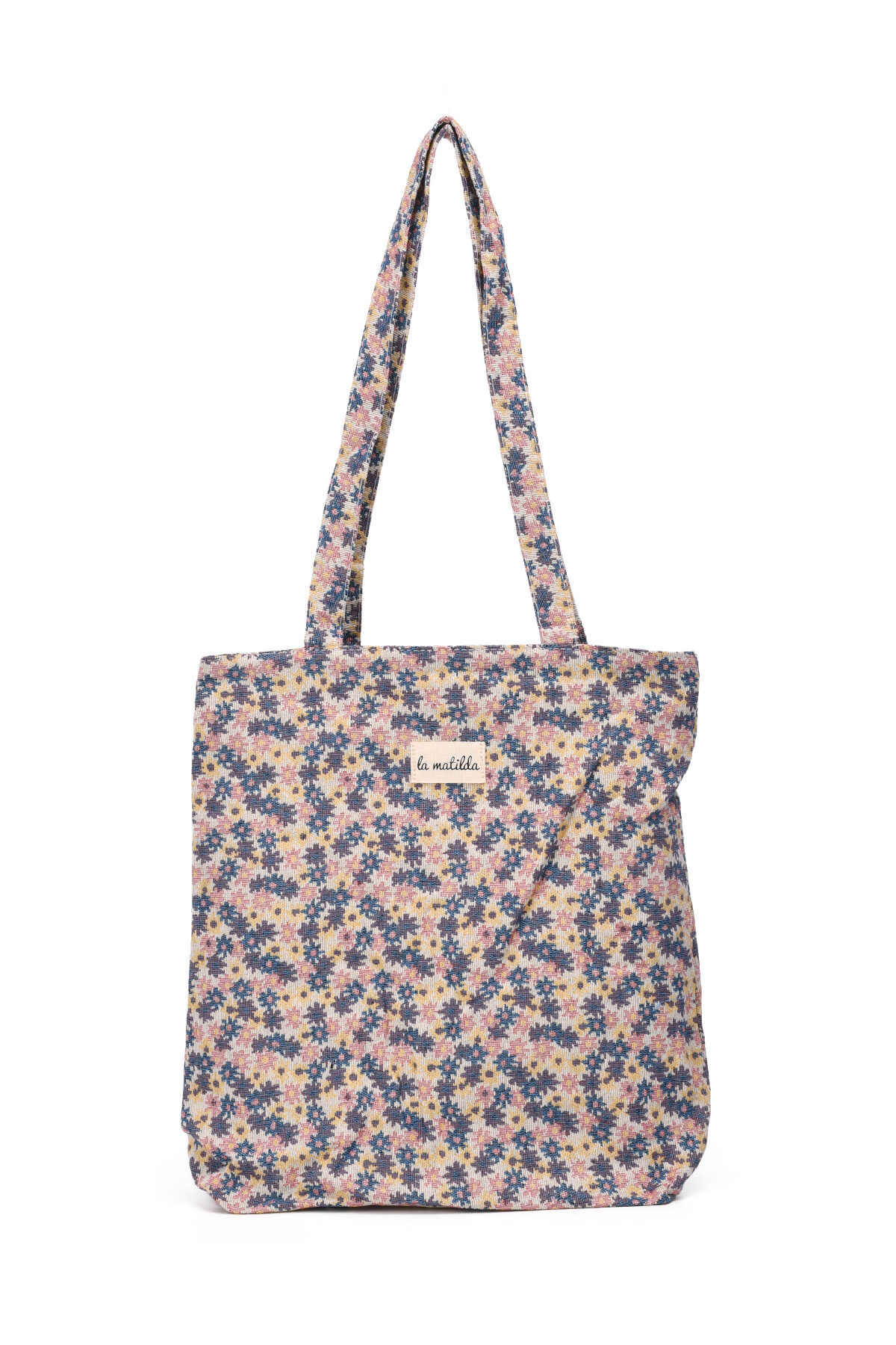 Großhändler LA MATILDA - La Matilda - Tote Bag Kleine Blumen M106-PFL