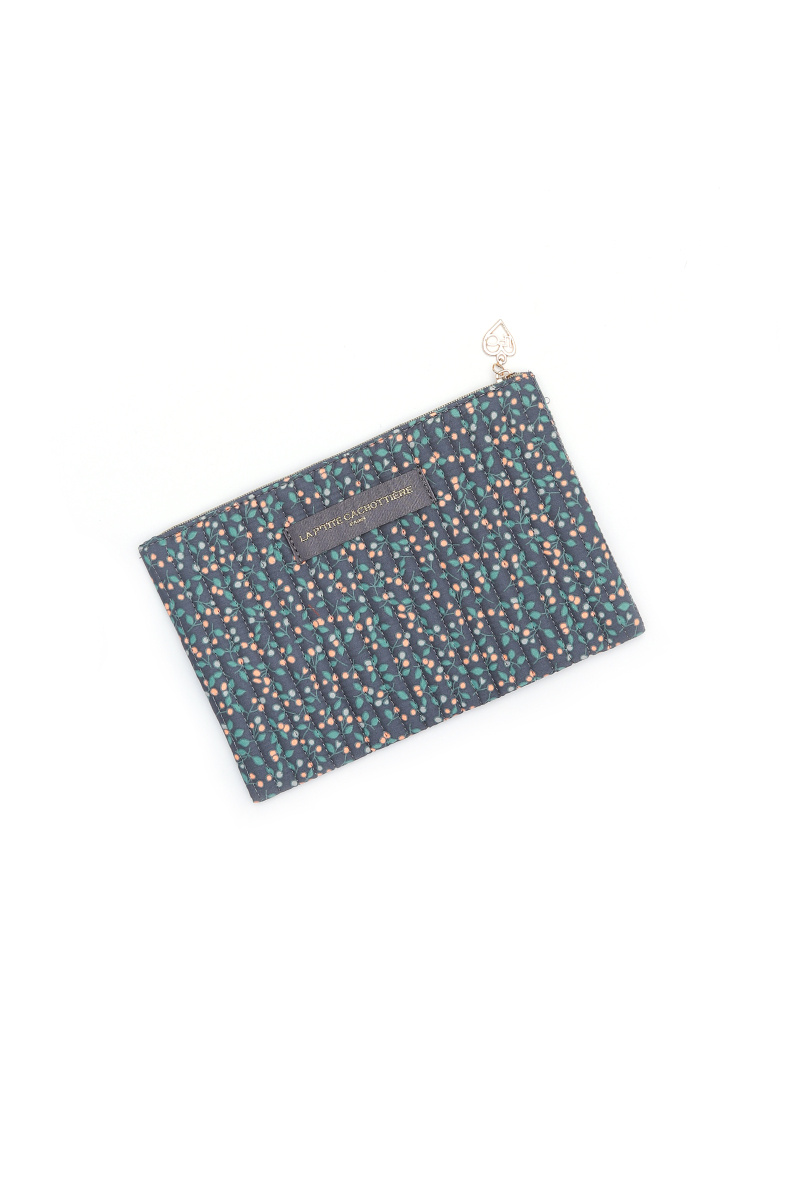 Grossiste La p'tite cachottière - Pochette matelassée Liberty imprimé