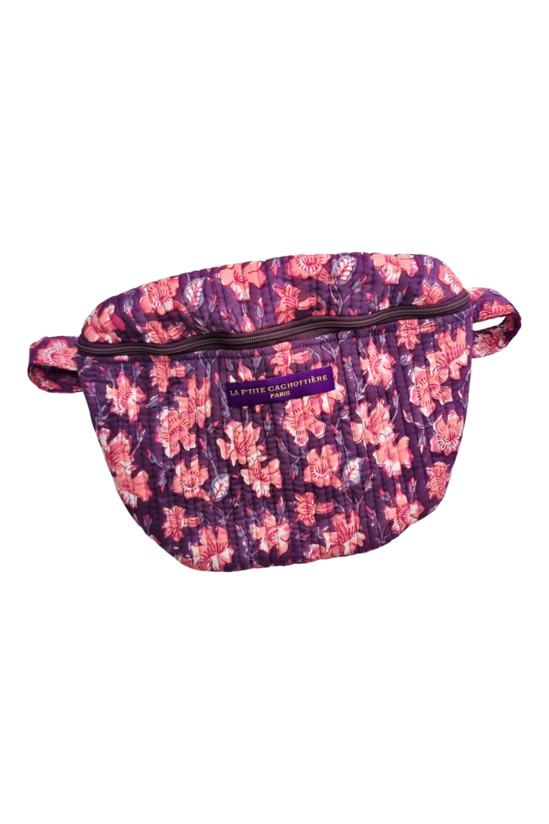 Grossiste La p'tite cachottière - Sac banane Block Print India imprimé Jaipur