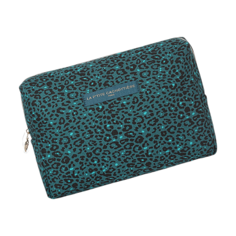 Wholesaler La p'tite cachottière - Leopard toiletry bag L