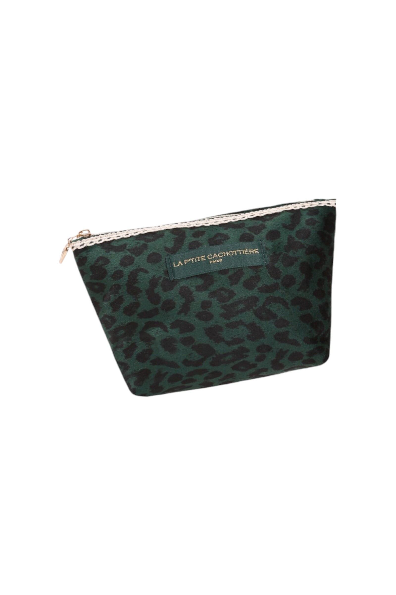 Wholesaler La p'tite cachottière - Leopard fringe clutch