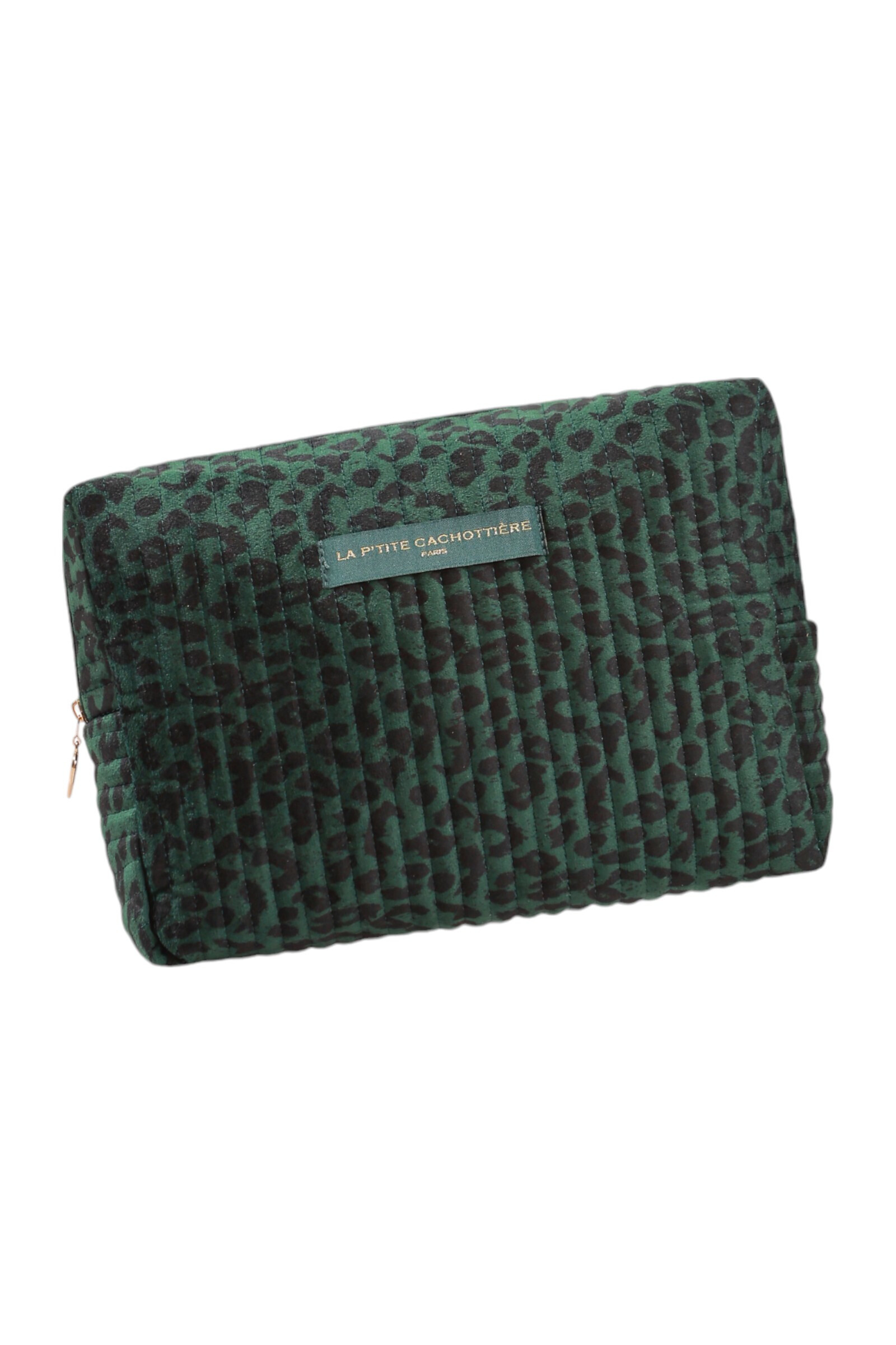 Wholesaler La p'tite cachottière - Leopard toiletry bag L
