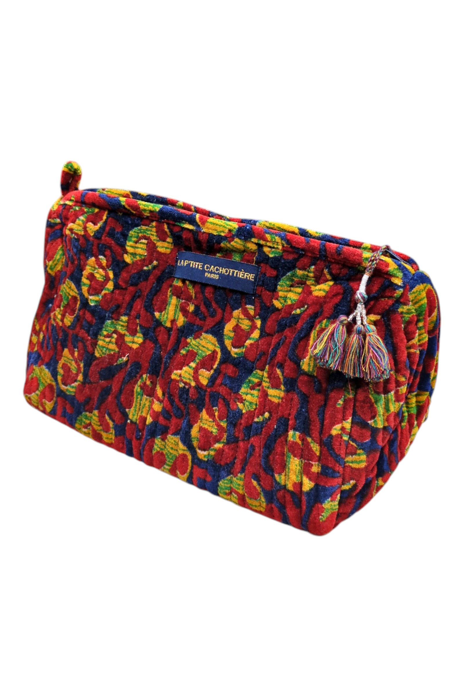Wholesaler La p'tite cachottière - B. Print India Velvet Pencil Case