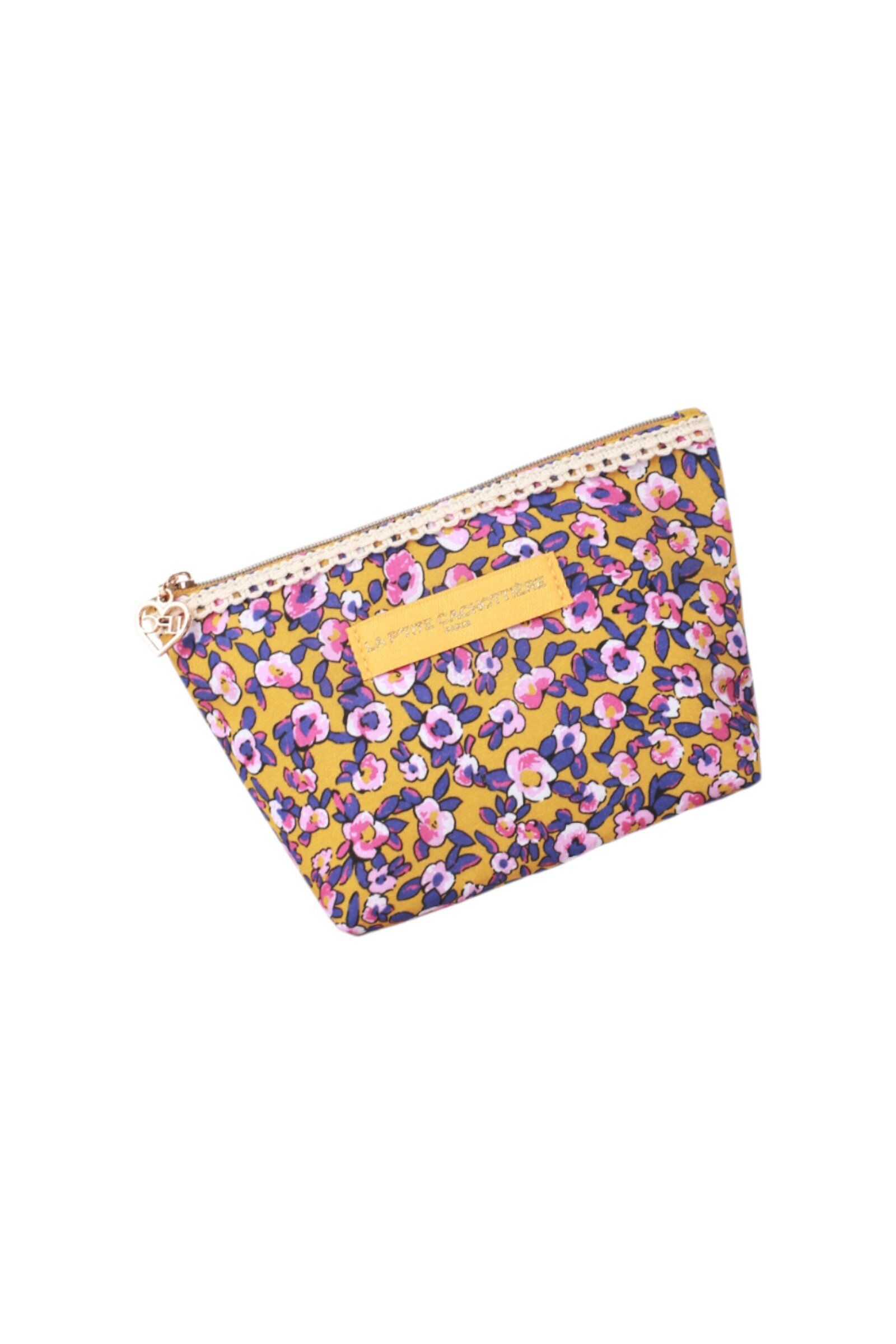 Großhändler La p'tite cachottière - Bedruckte Liberty-Fransen-Clutch