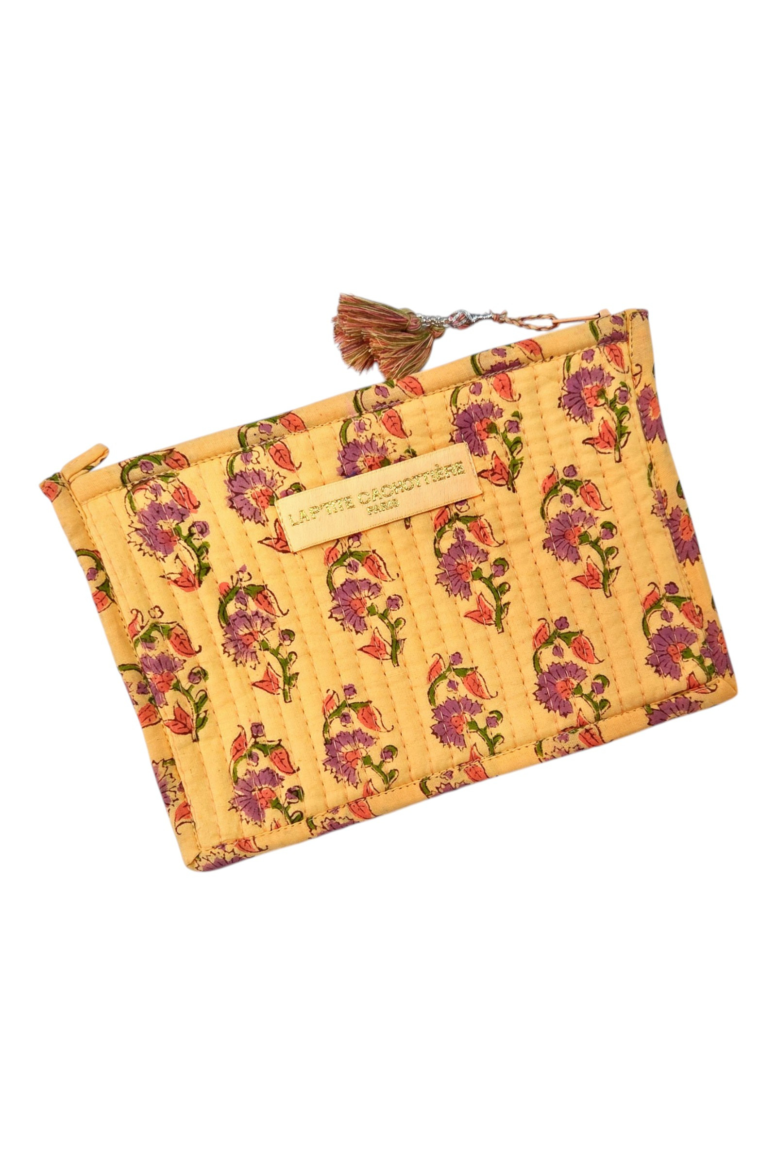 Pochette Liberty "La P'tite Cachottière" - Multicouleur Fleurs, Coton, Neuf Avec Étiquettes