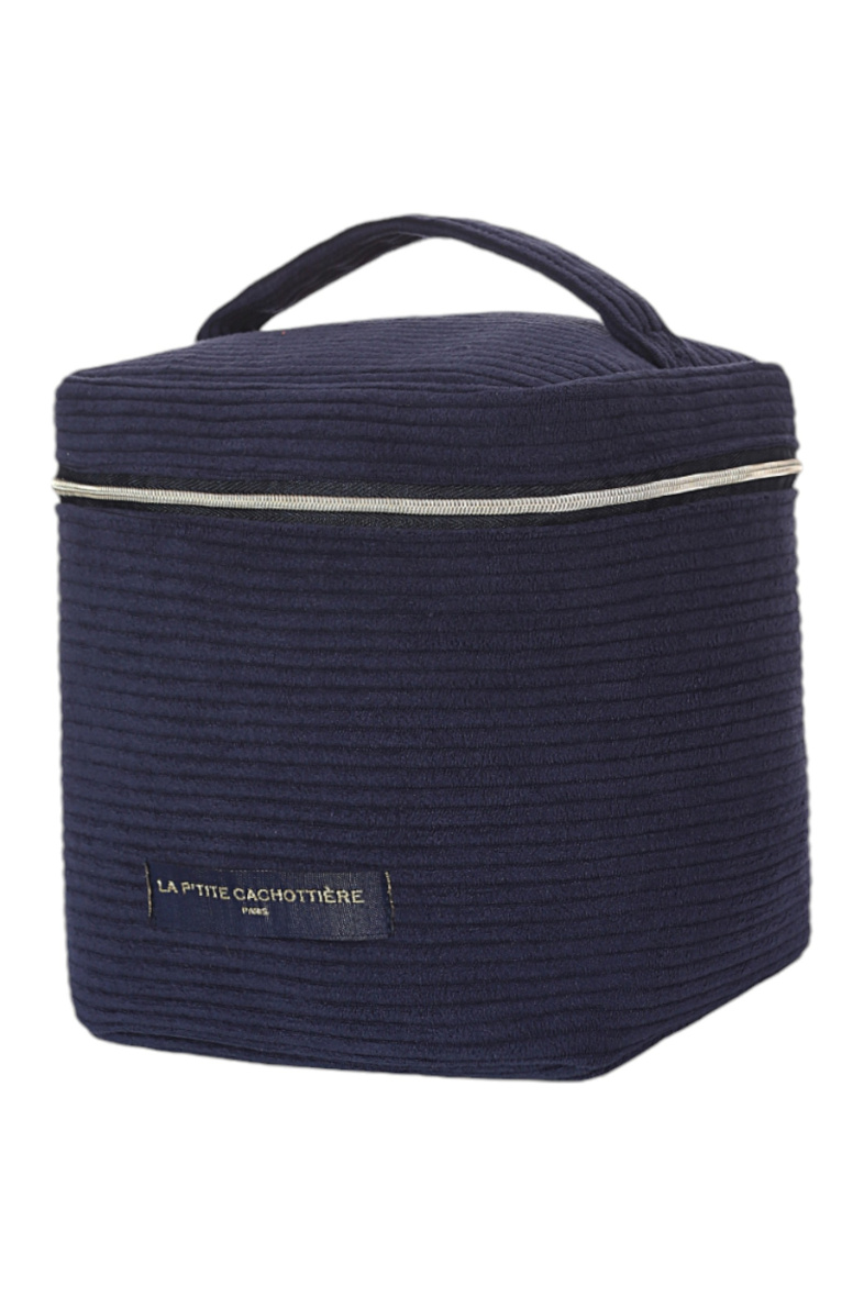 Grossiste La p'tite cachottière - Sac vanity velours cotelé