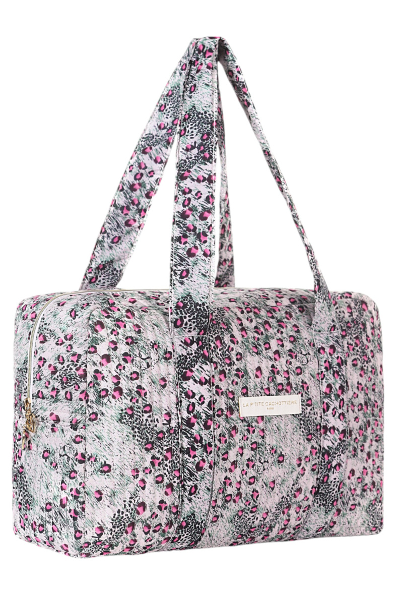 Wholesaler La p'tite cachottière - Leopard coin purse - fawn
