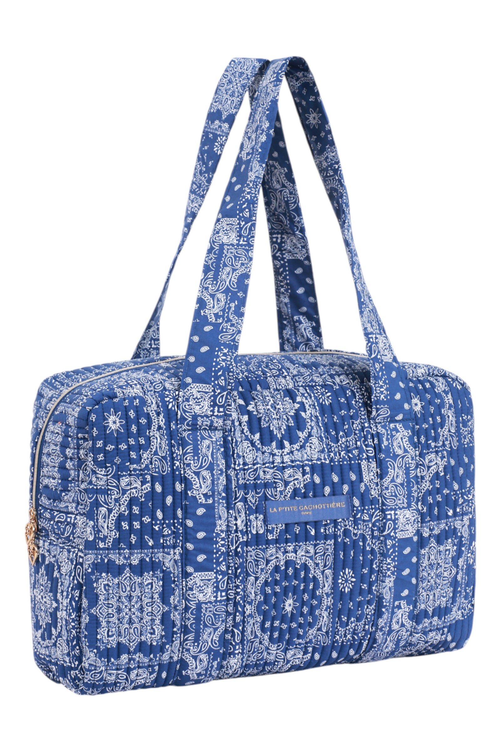 Großhändler La p'tite cachottière - Bedruckte Liberty-Wochenendtasche