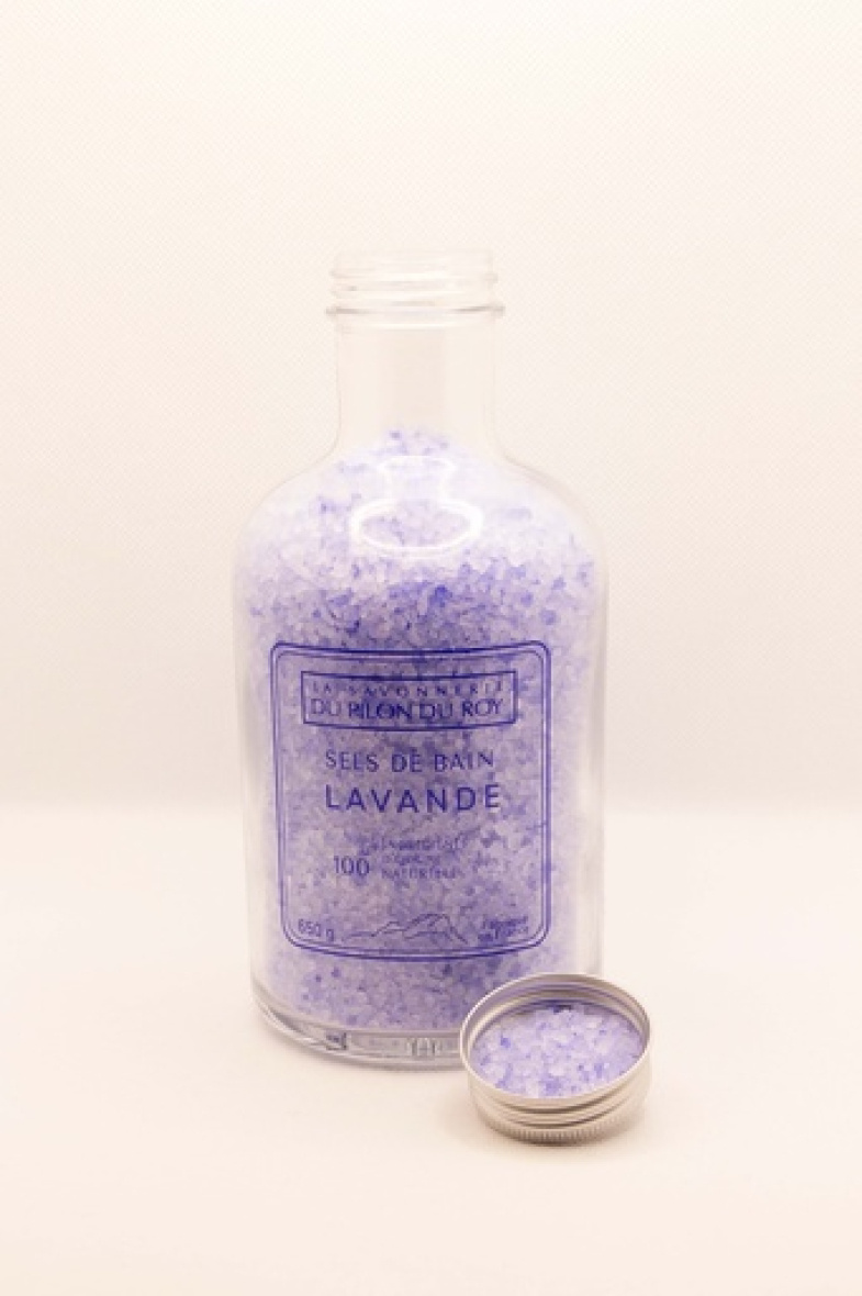 Mayorista LA SAVONNERIE DU PILON DU ROY - Sales de baño revitalizantes con lavanda 650 g