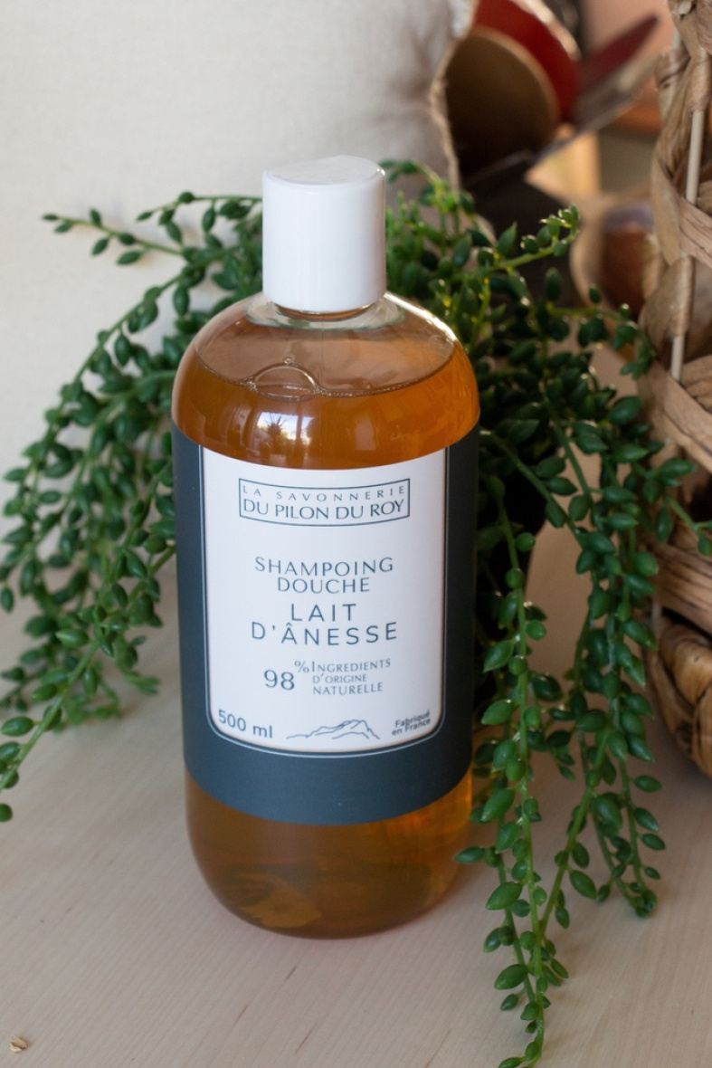 Mayorista LA SAVONNERIE DU PILON DU ROY - Champú y gel de baño 2 en 1 con leche de burra 500 ml