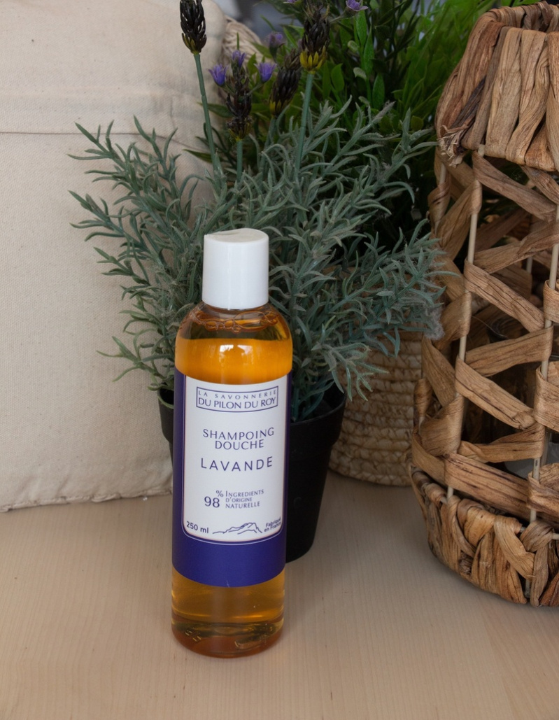 Mayorista LA SAVONNERIE DU PILON DU ROY - Champú y gel de baño 2 en 1 con lavanda 250 ml