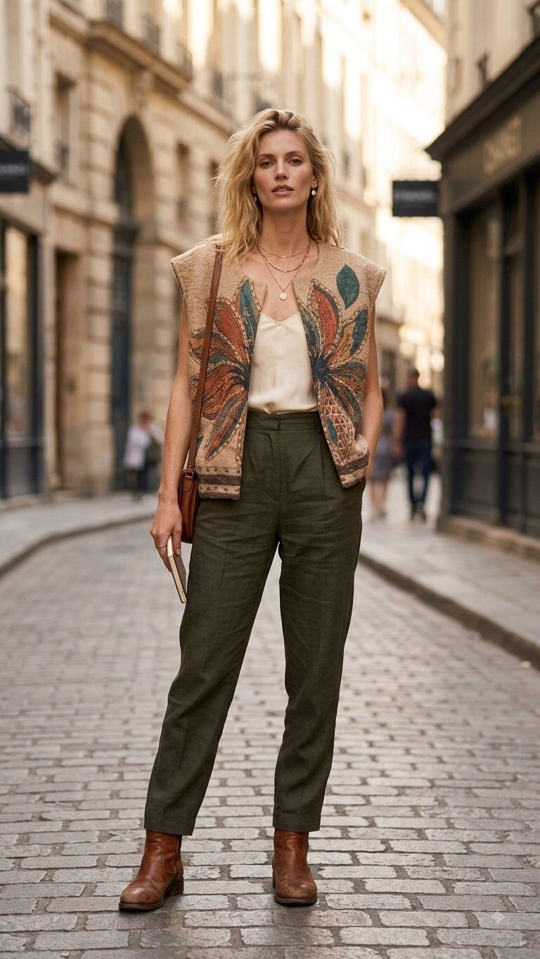 Grossiste La Sweety - Gilet imprimé