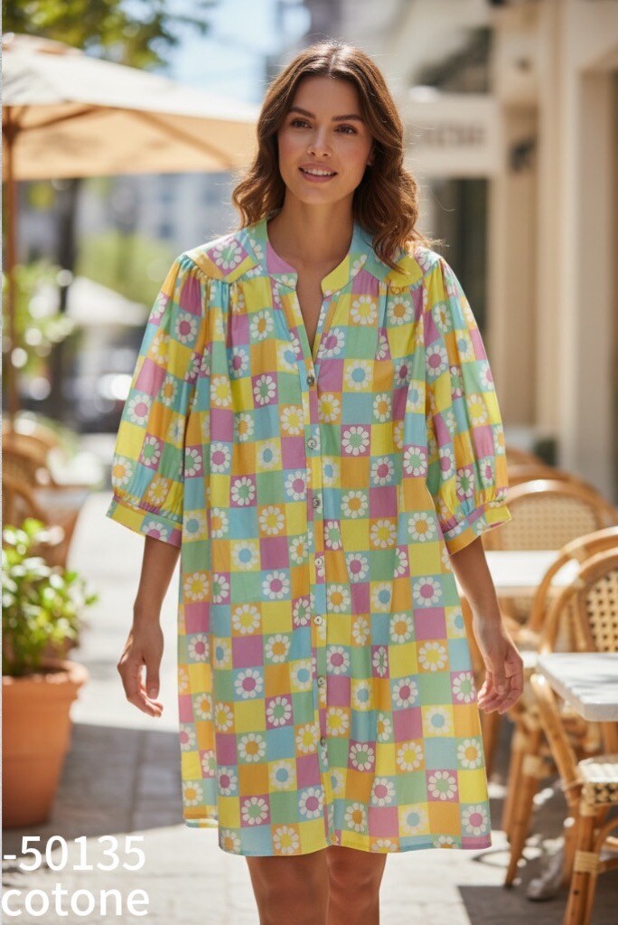 Großhändler La Sweety - BEDRUCKTES KLEID