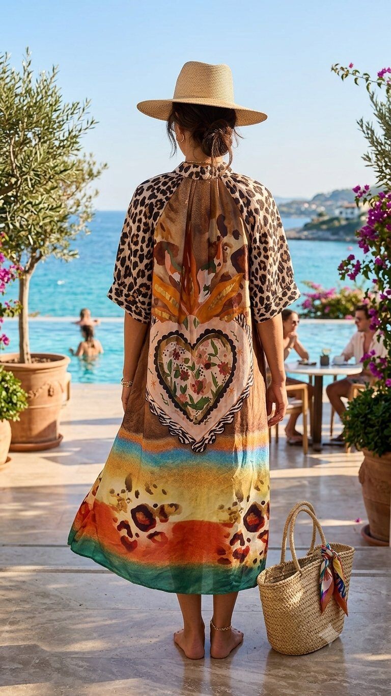 Großhändler La Sweety - Bedrucktes Kleid
