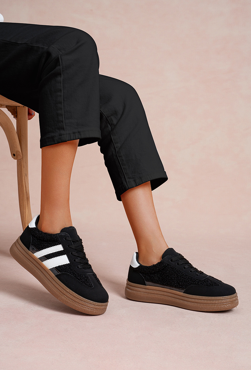 Grossiste Lady Glory - baskets basses à semelle gomme – Confort & style pour l’hiver