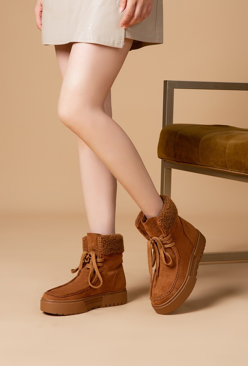 Mayorista Lady Glory - Bota forrada con cordones