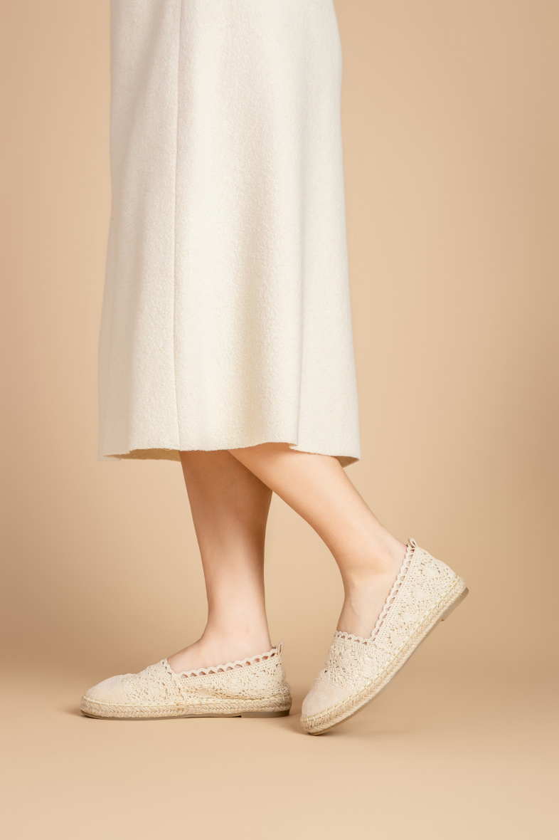 Grossiste Lady Glory - Espadrilles Dentelles