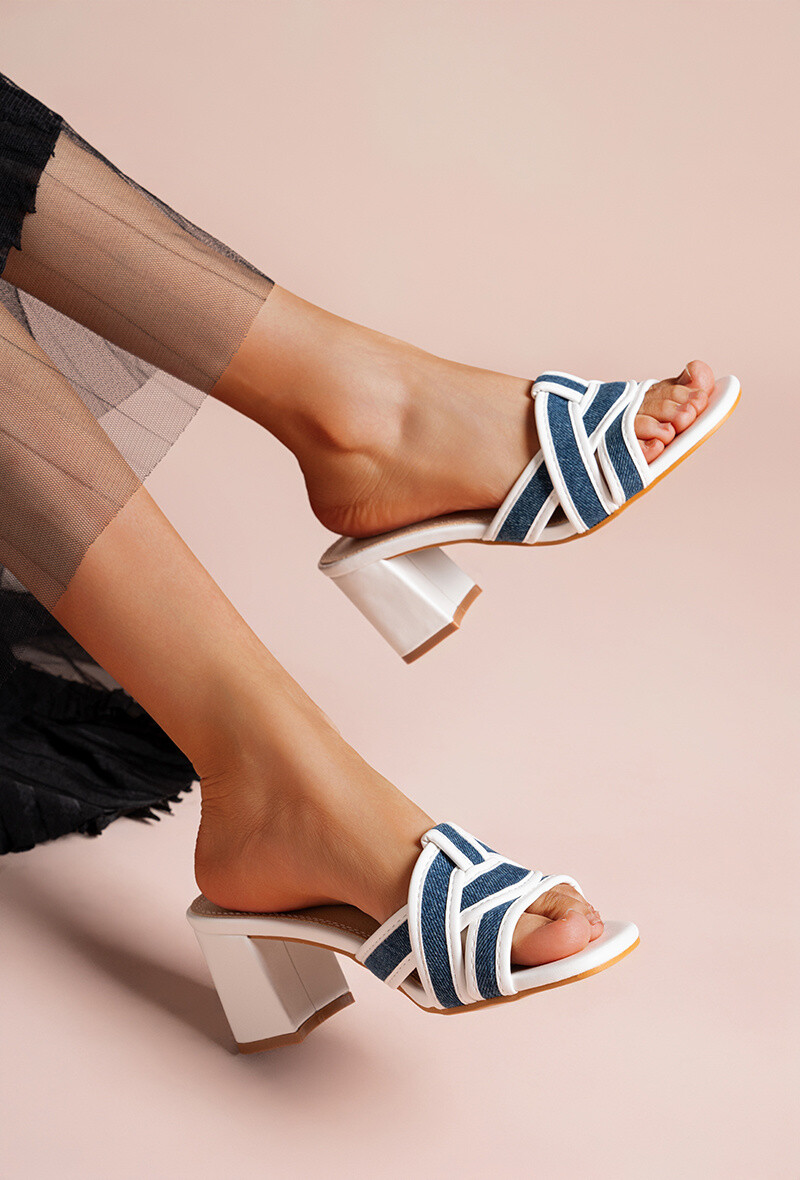 Wholesaler Lady Glory - Braided heel mules - elegance and modernity
