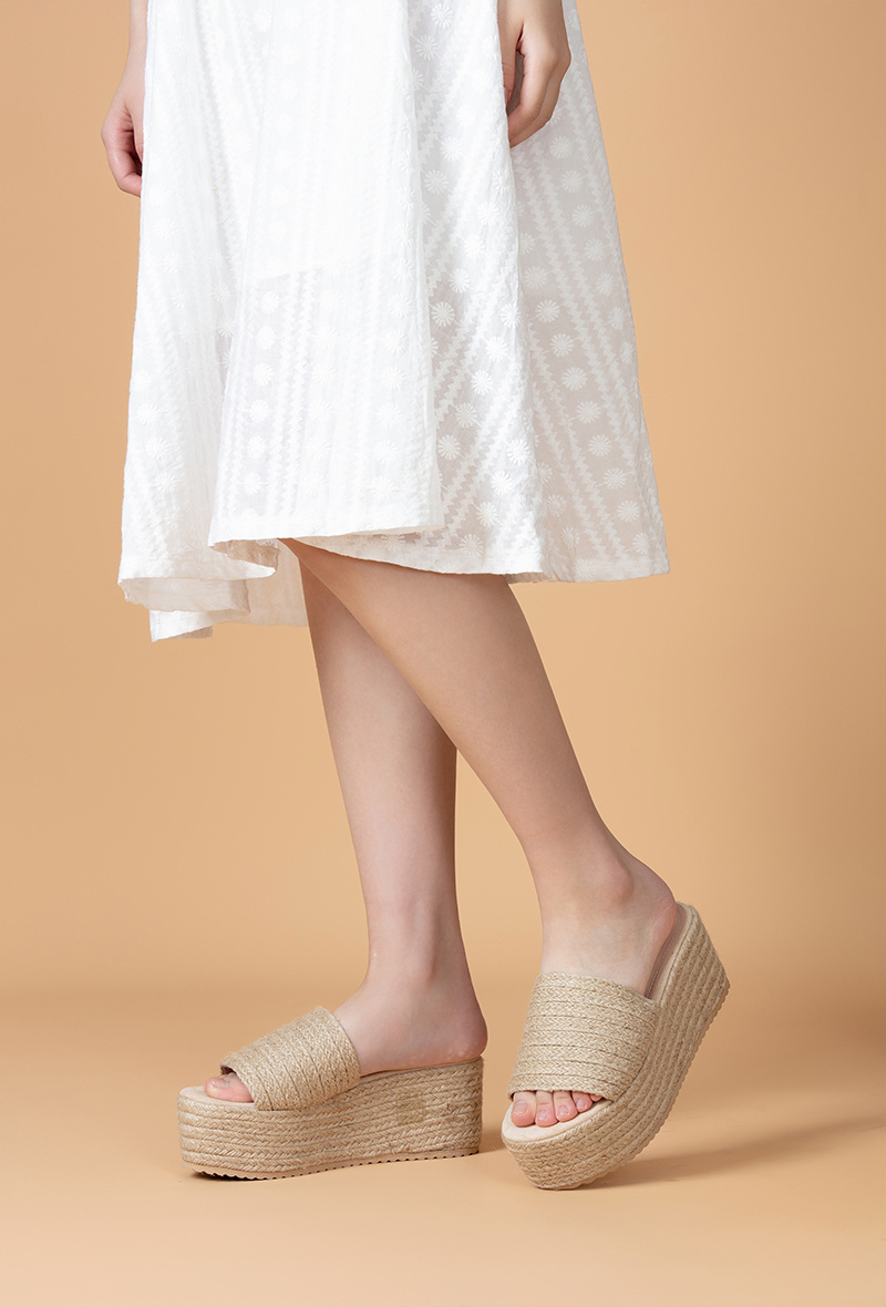 Wholesaler Lady Glory - Women's Casual Rope Wedge Sandals