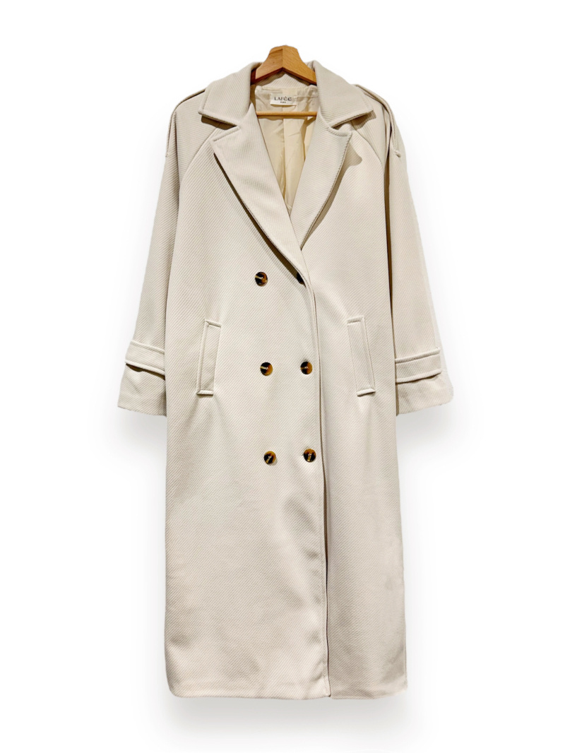 Wholesaler LAFÉE - ROSIE LONG JACKET/COAT WITH POCKETS